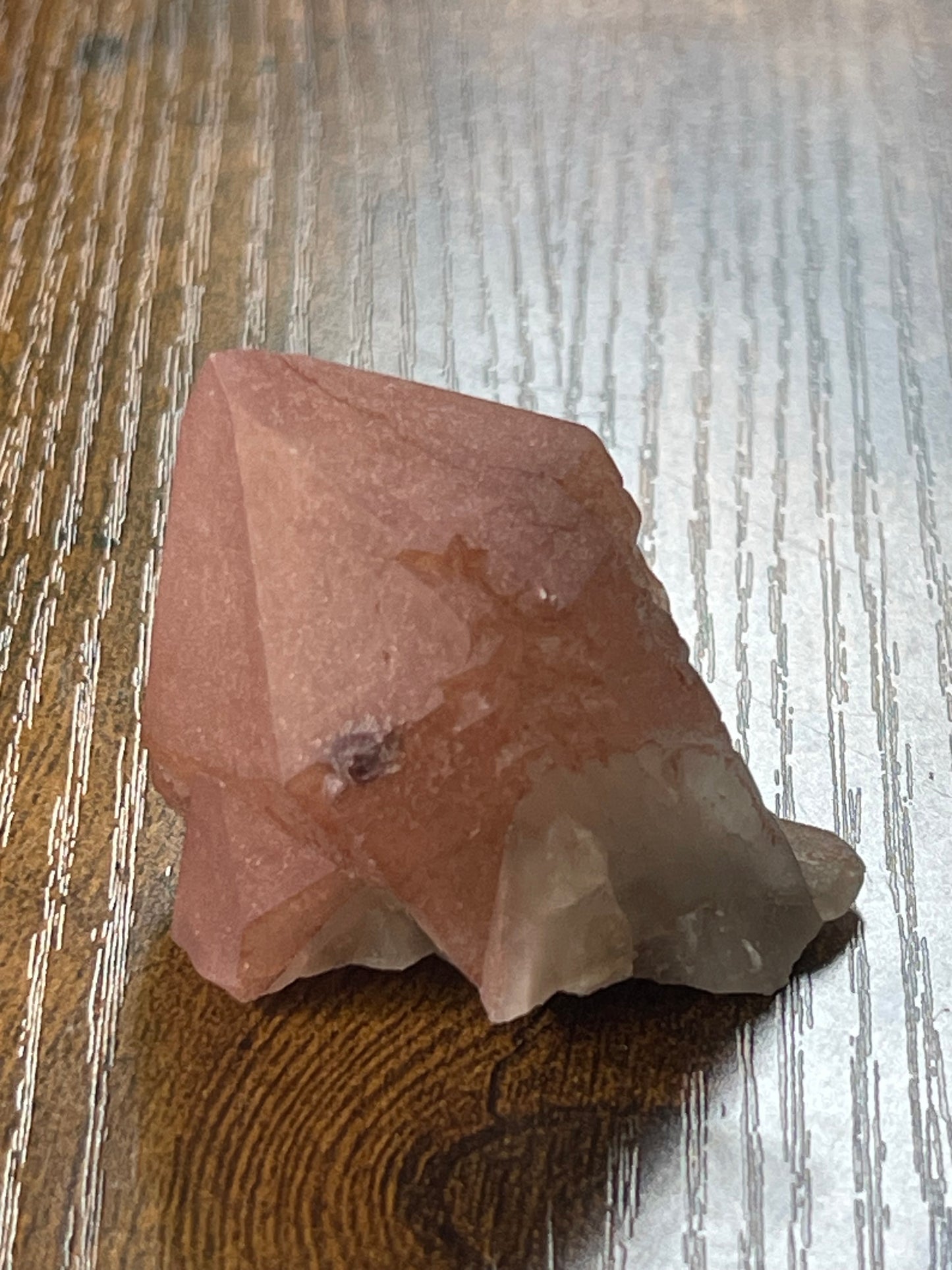 Pink Hematite Quartz Point Pink Quartz Elestial Quartz Natural Hematoid Crystal Point Red Hematite Quartz Crystal Home Decor Gift