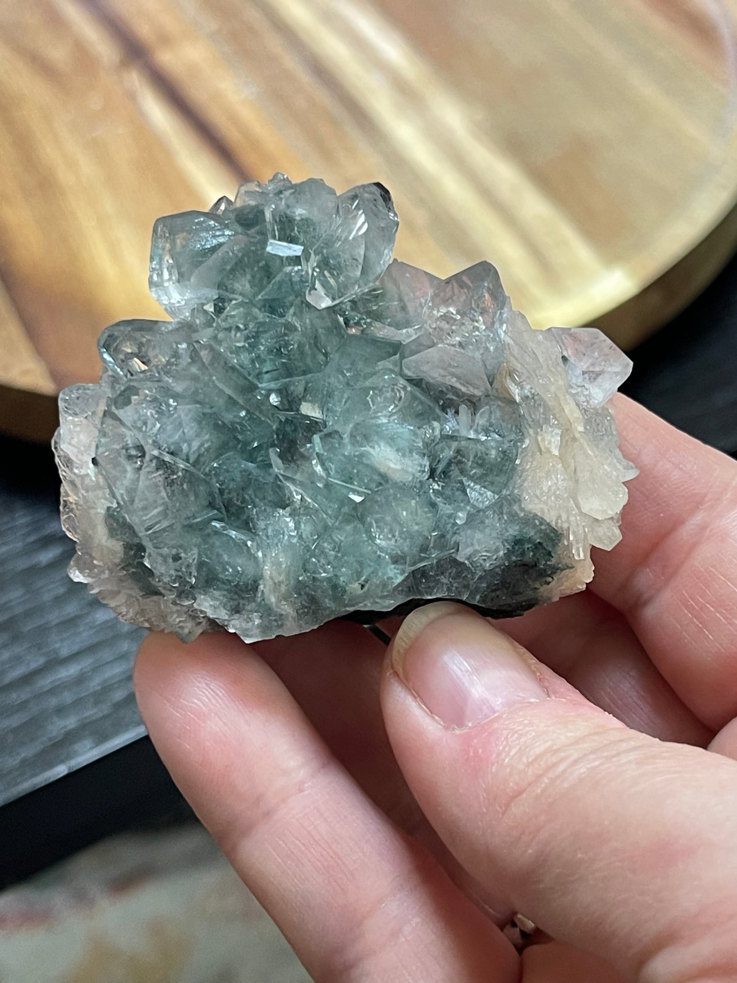 Stunning Apophyllite Specimen on Chalcedony with Stilbite | Grade A Apophyllite | Diamond Apophyllite