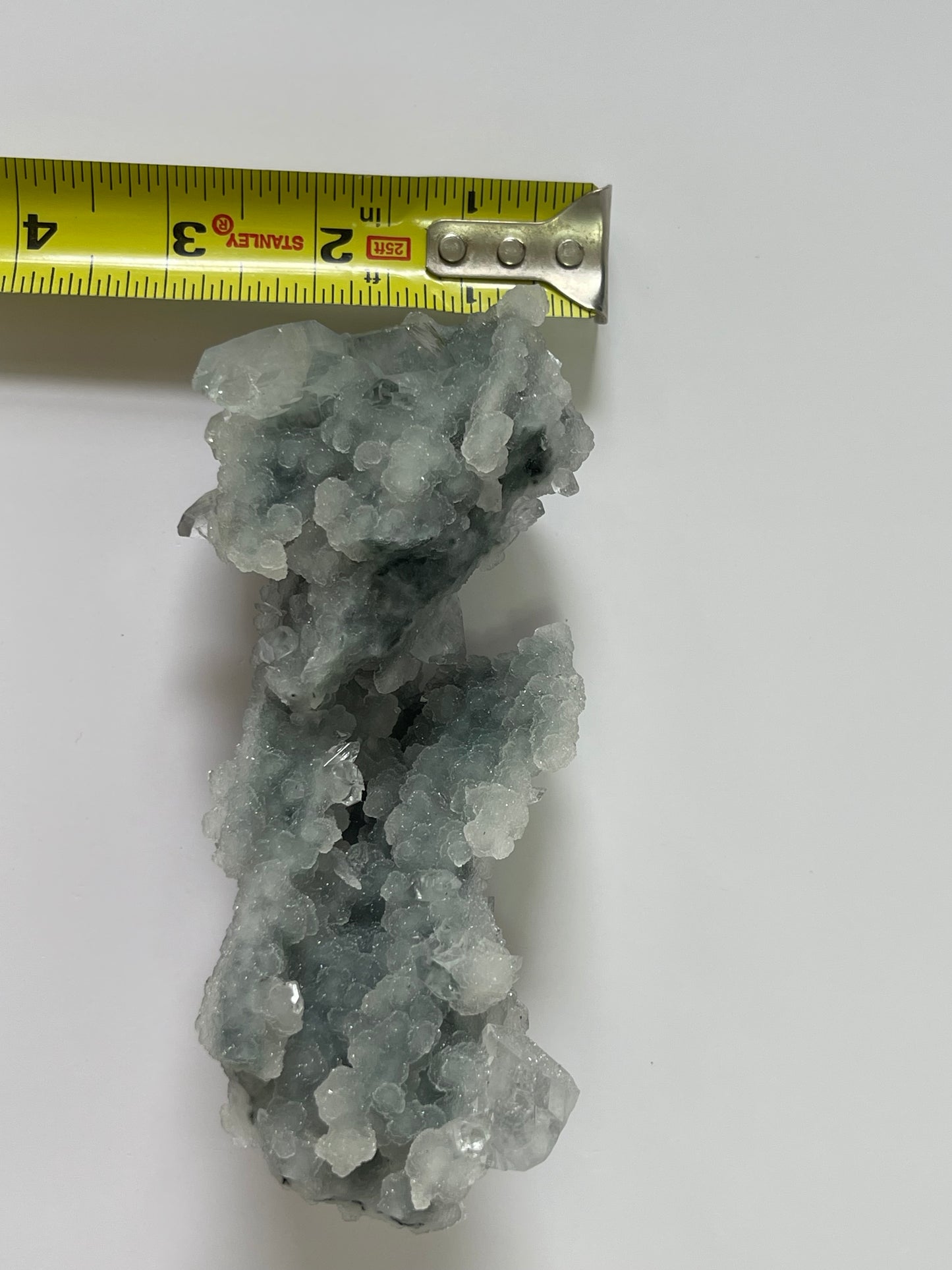 Chalcedony Stalactite Crystal with Diamond Apophyllite Druzy Crystal Cluster Raw Crystal Specimen Healing Crystal Home Decor Gift