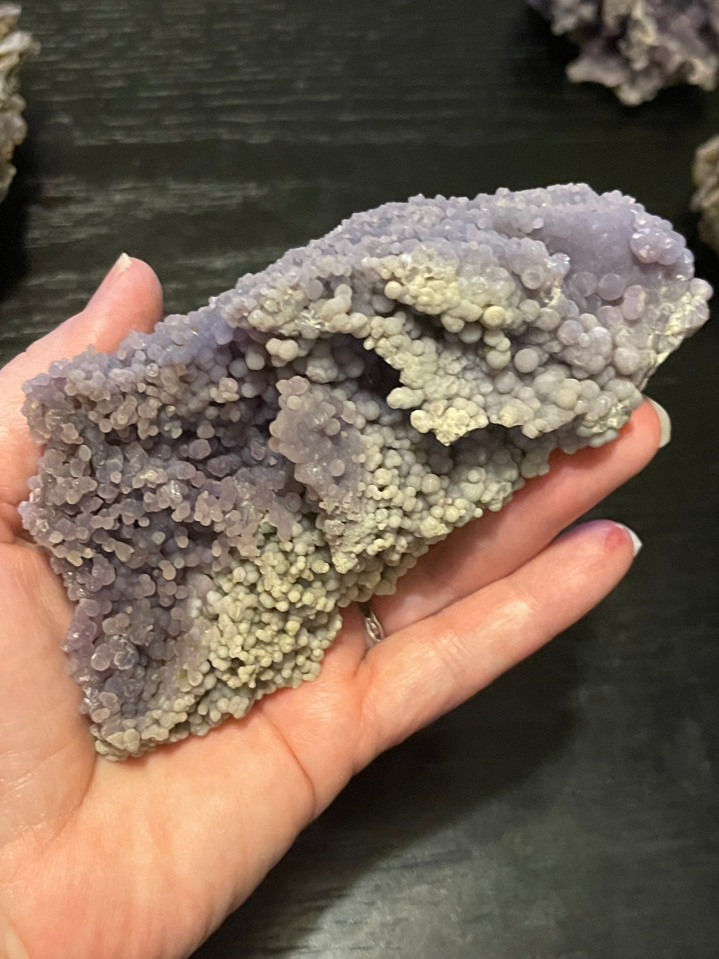 Grape Agate Botryoidal Raw Freeform Specimen healing energy crystal