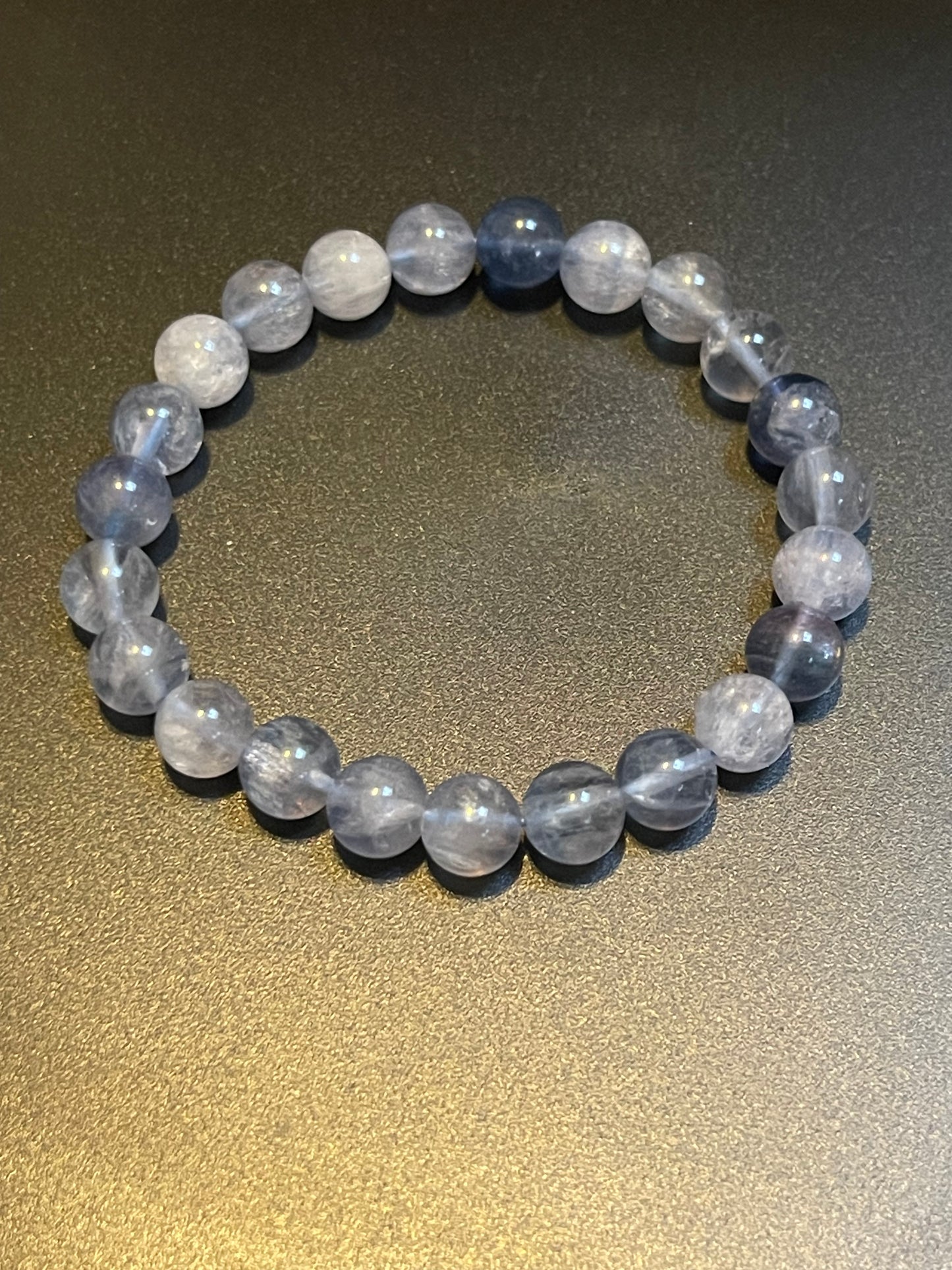 High Quality Blue Fluorite 8mm Bracelet | Fluorite Bracelet | Blue Fluorite Bracelet