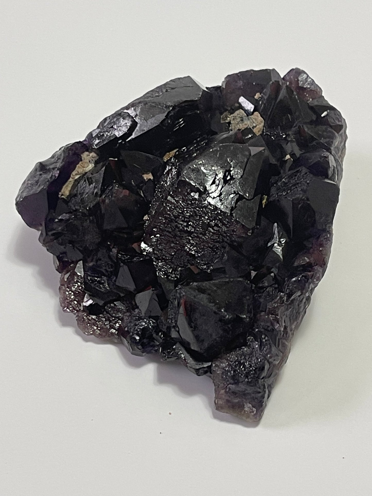 Red Amethyst Cluster Alien Amethyst Red Capped Amethyst with Record Keepers and Elestials Hematite Amethyst Crystal Home Decor Gift