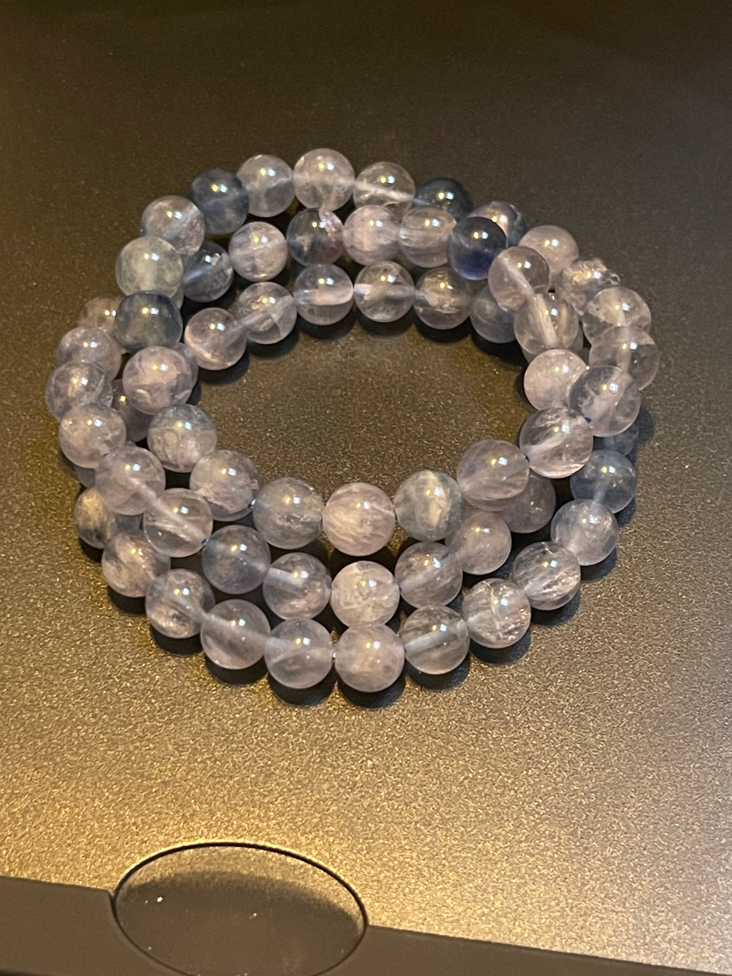 High Quality Blue Fluorite 8mm Bracelet | Fluorite Bracelet | Blue Fluorite Bracelet
