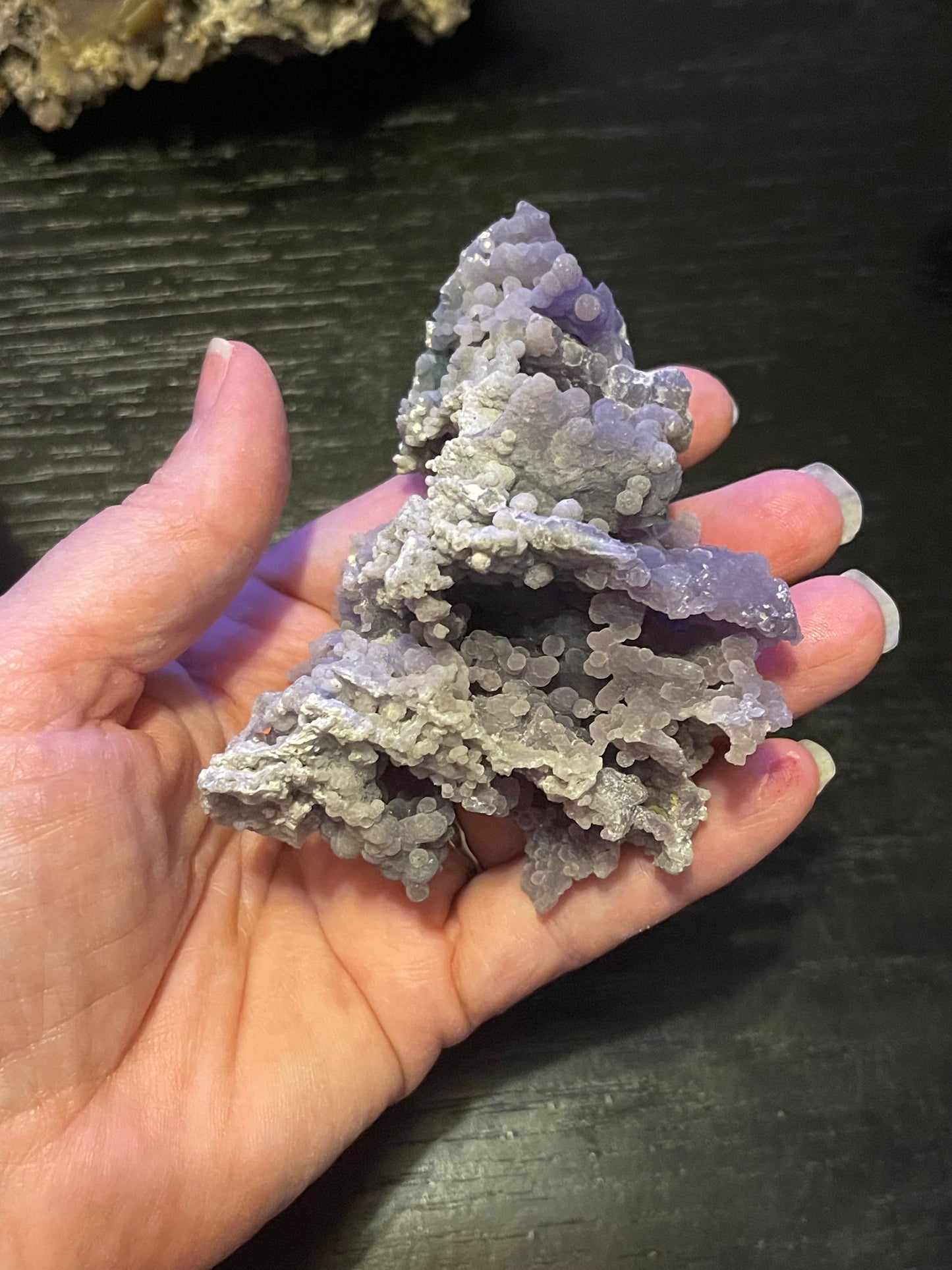 Grape Agate Botryoidal Raw Freeform Specimen healing energy crystal