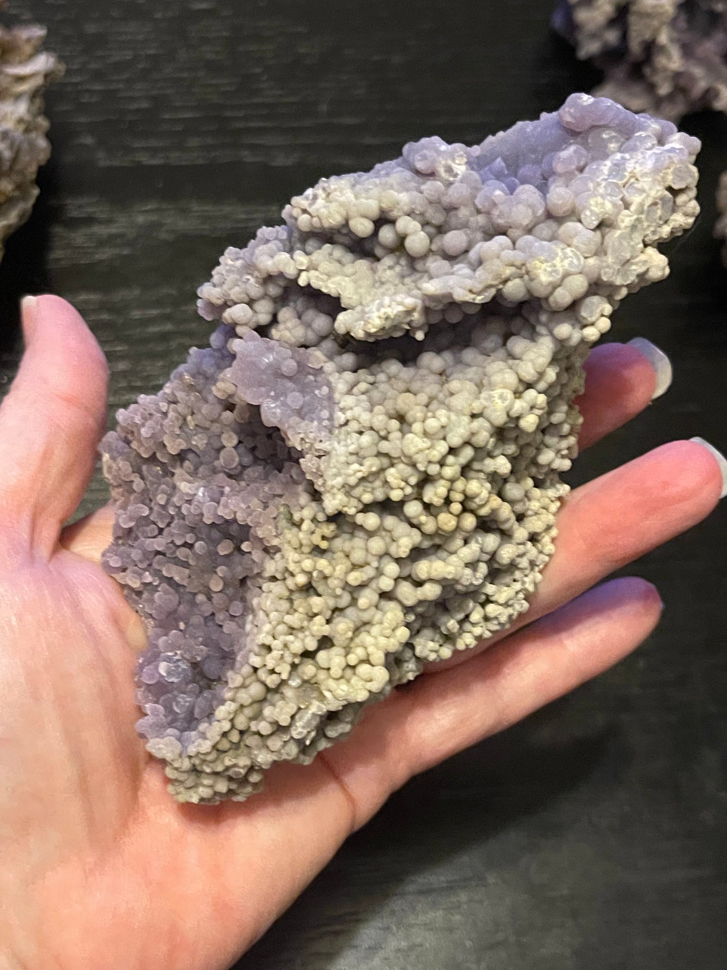 Grape Agate Botryoidal Raw Freeform Specimen healing energy crystal