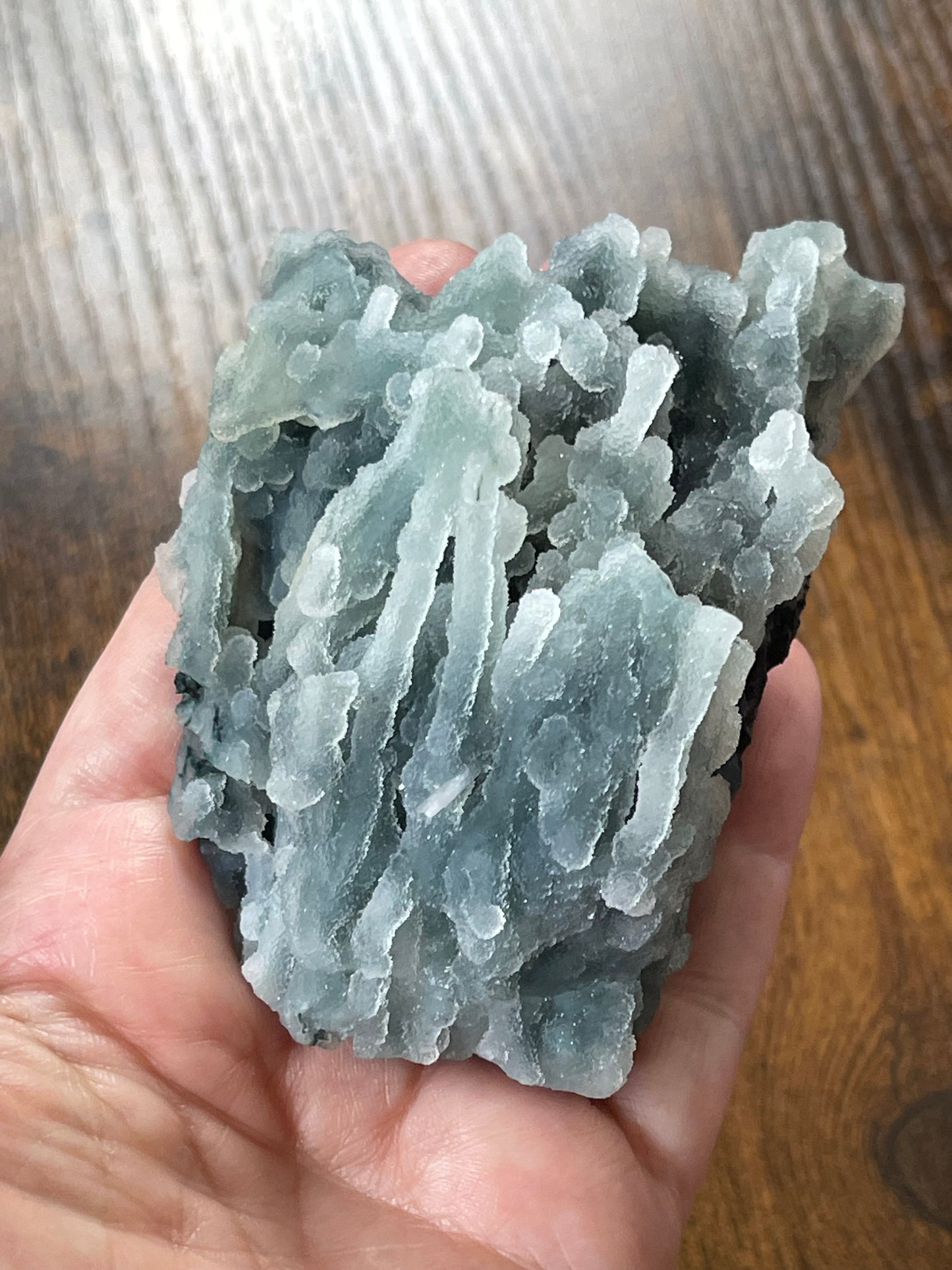 Green Chalcedony Crystal Stalactites Green Chalcedony Sugar Druzy Chalcedony Rare Crystal Specimen Sparkly Crystal Home Decor Gift