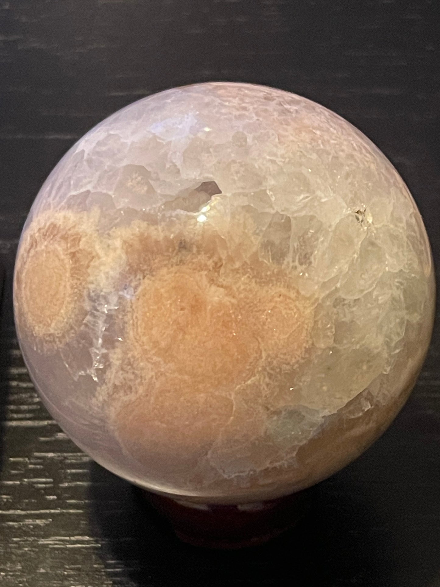 Stunning Pink Amethyst Flower Agate Sphere