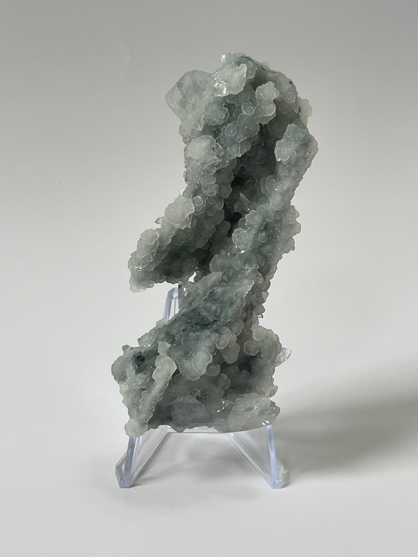 Chalcedony Stalactite Crystal with Diamond Apophyllite Druzy Crystal Cluster Raw Crystal Specimen Healing Crystal Home Decor Gift