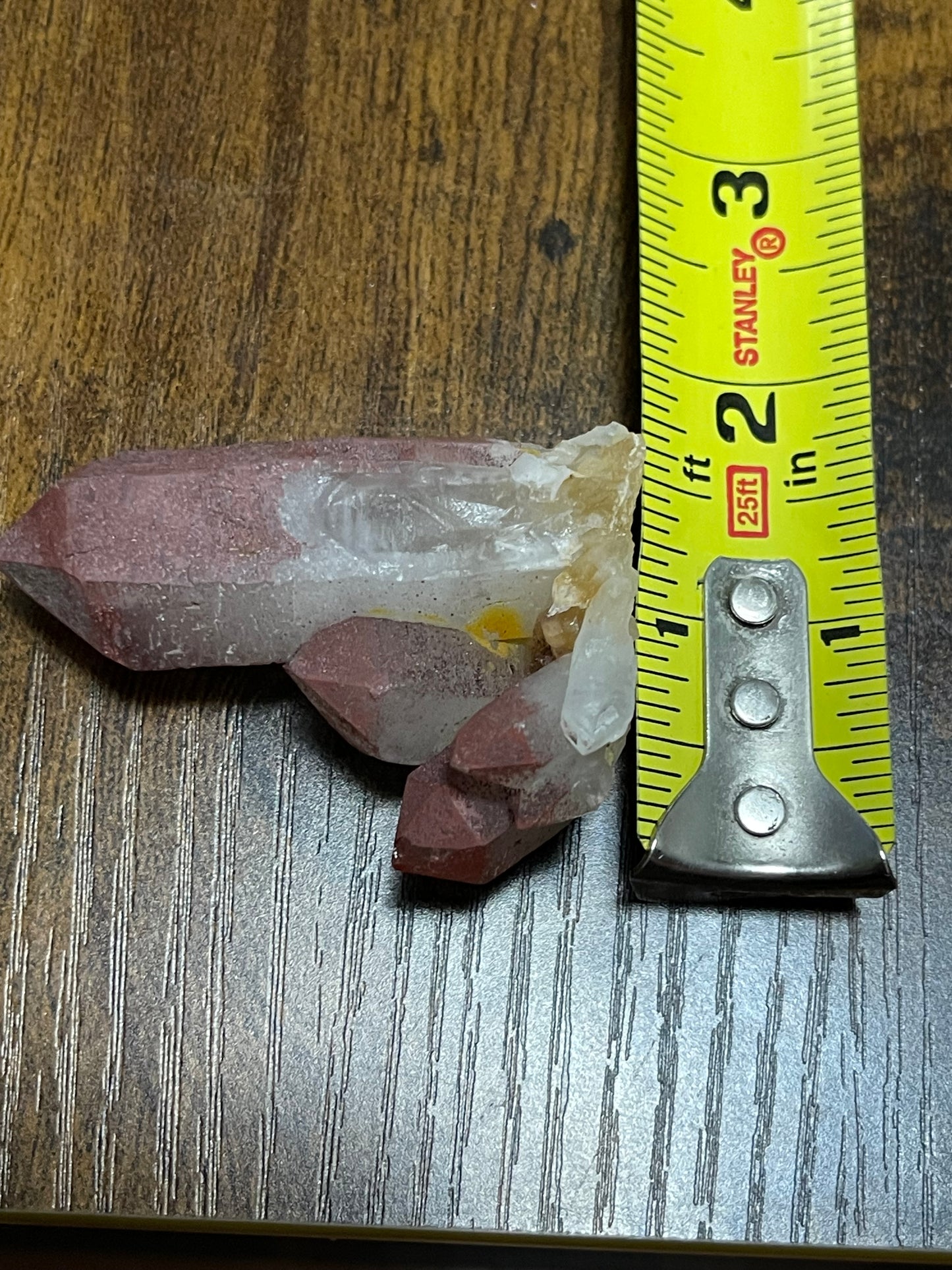 Hematite Quartz Cluster Pink Quartz Elestial Quartz Crystal Hematoid Cluster Red Hematite Quartz Specimen Crystal Home Decor Gift