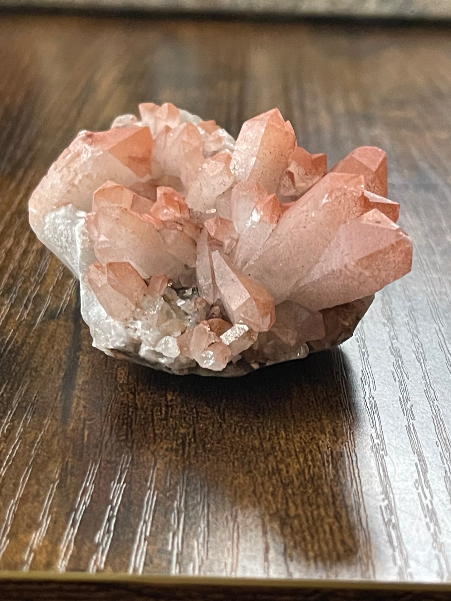 Crystal Cluster Pink Hematite Quartz Cluster Crystal Natural Elestial Quartz Hematoid Cluster Red Hematite Quartz Crystal Home Decor Gift
