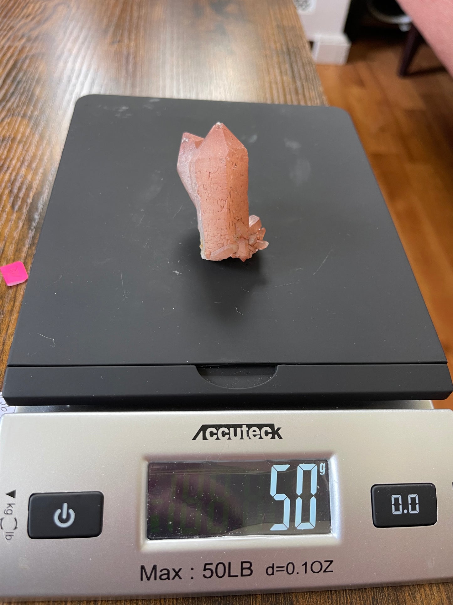 Hematite Quartz Cluster Pink Quartz Elestial Quartz Crystal Hematoid Cluster Red Hematite Quartz Specimen Crystal Home Decor Gift
