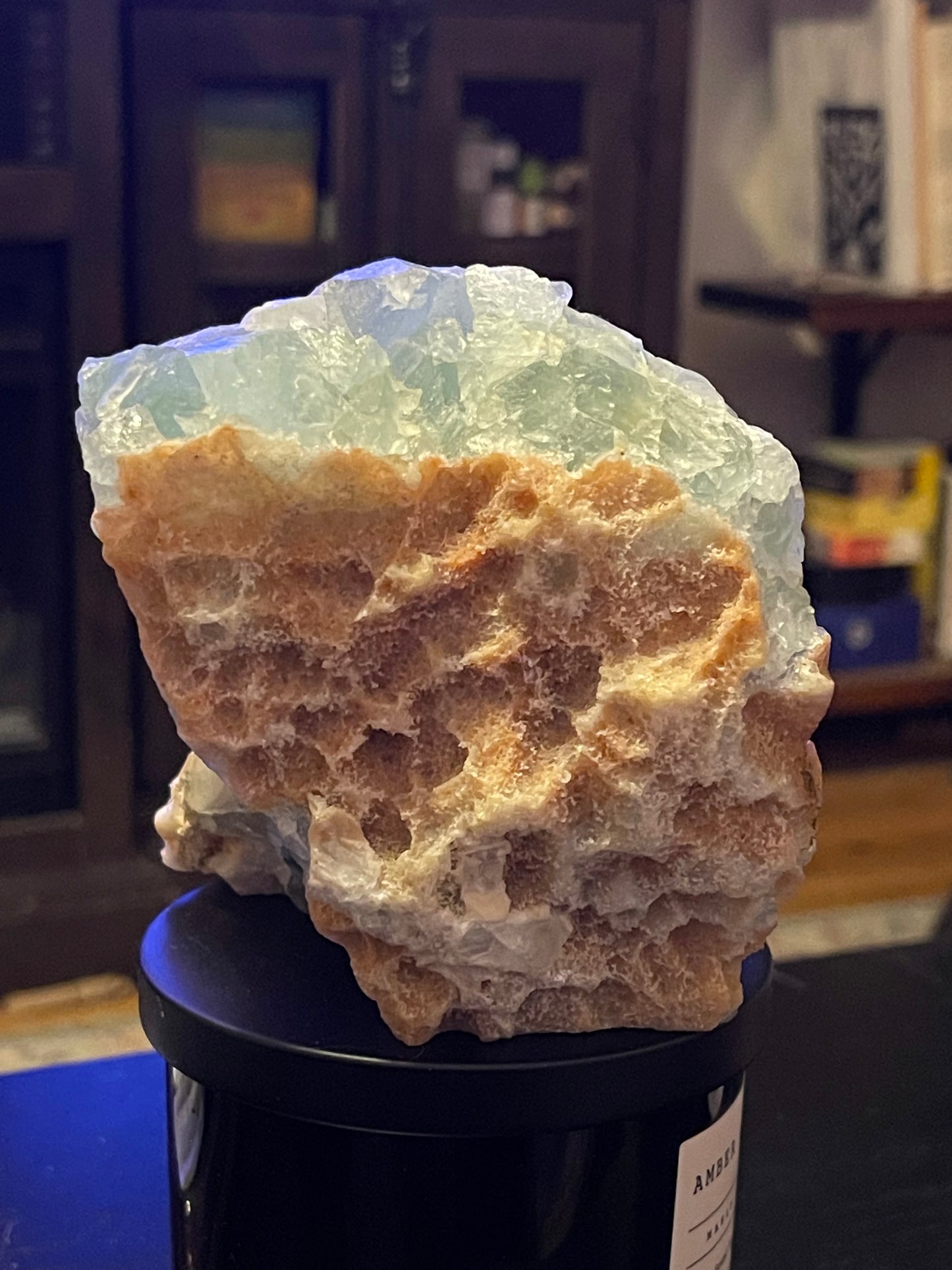 Chunky Raw Green Fluorite Specimen