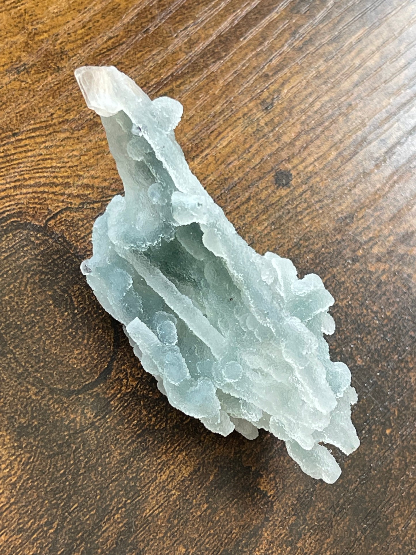 Green Chalcedony druzy crystal Chalcedony With Apophyllite Green Chalcedony Specimen rare crystal stalactite cluster