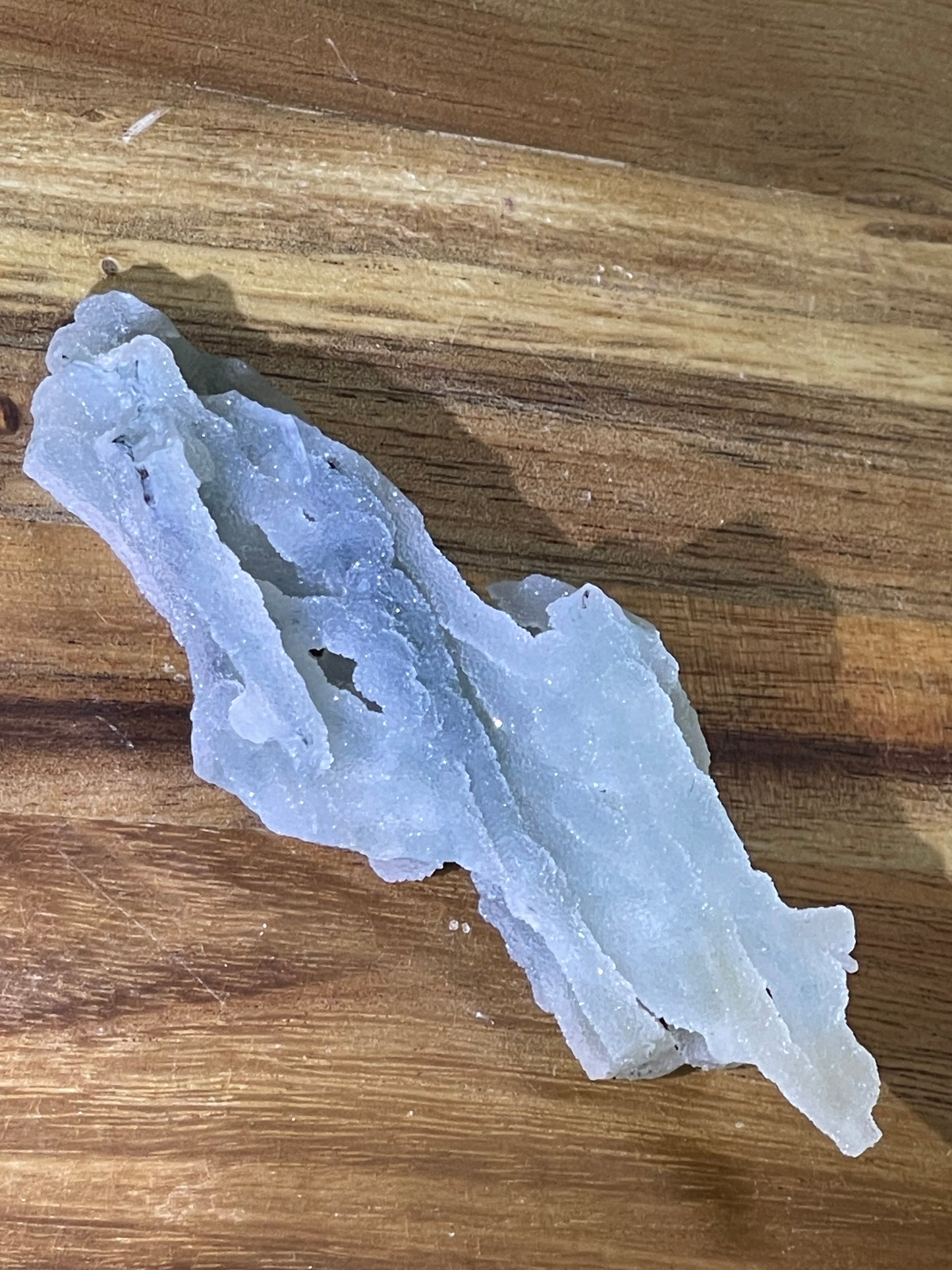 Rare Blue Green Sugar Druzy Chalcedony | Chalcedony With Apophyllite | Green Chalcedony