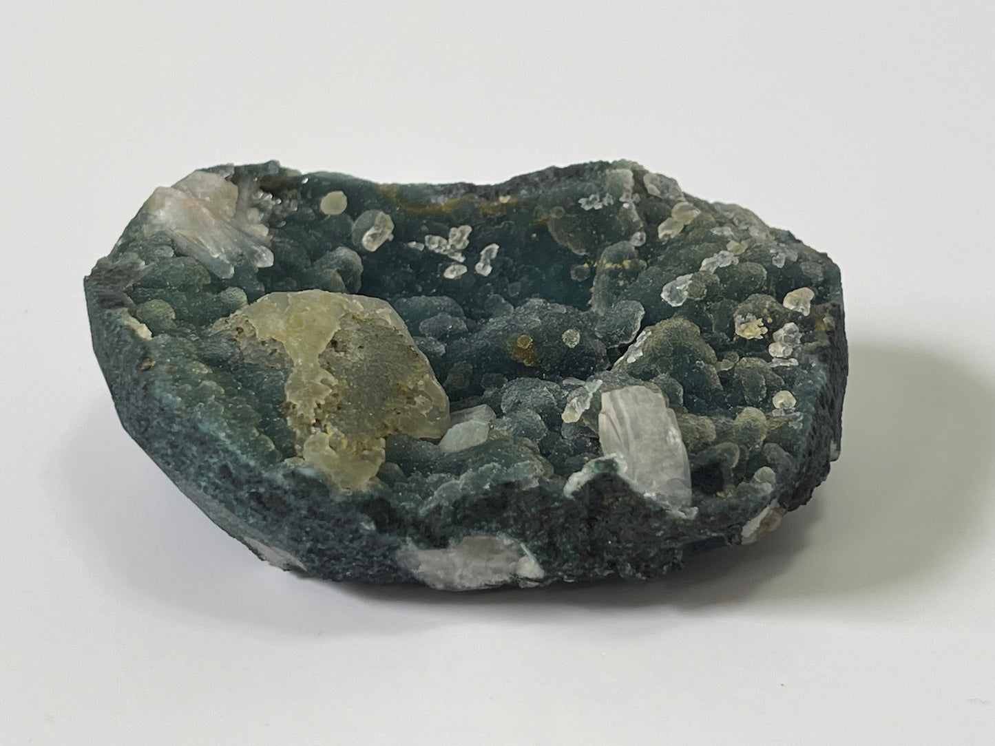Green Chalcedony with Heulandite and Apophyllite Raw Chalcedony Druzy Cluster Heulandite specimen Crystal Home Decor Rare Crystal Gift