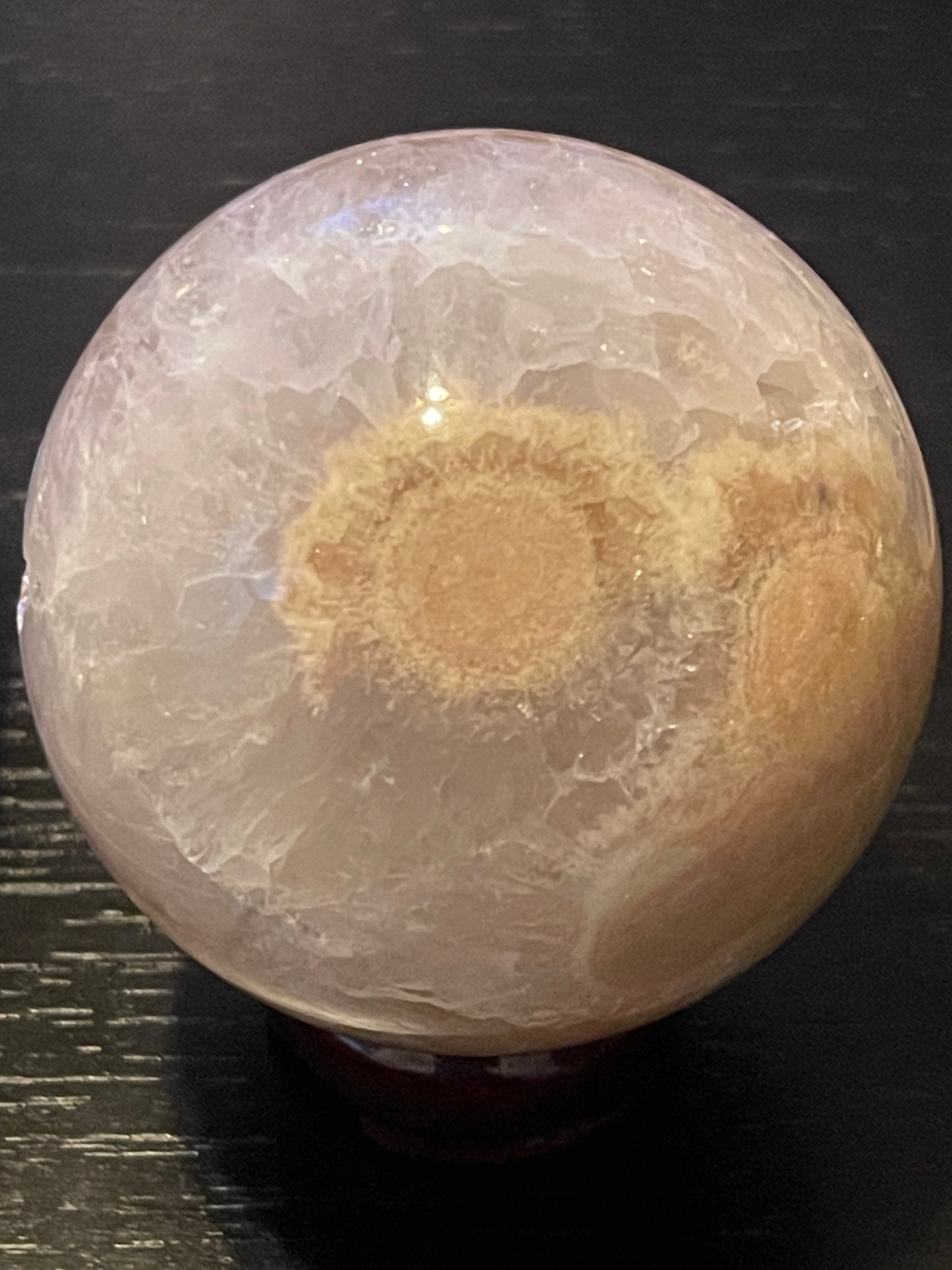 Stunning Pink Amethyst Flower Agate Sphere