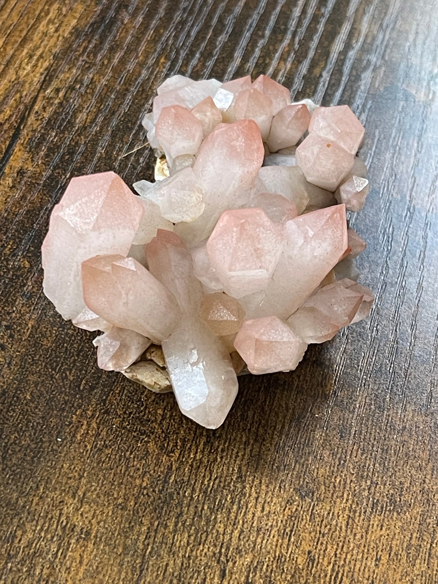 Hematite Quartz Cluster Pink Quartz Elestial Quartz Natural Hematoid Quartz Cluster Red Hematite Quartz Specimen Crystal Home Decor Gift