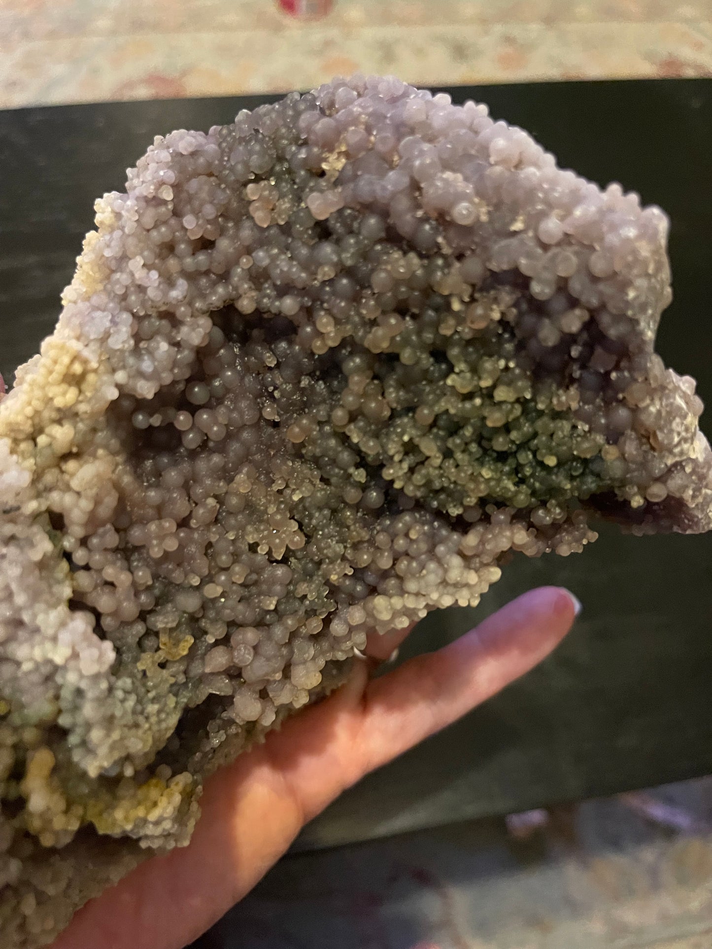 XL Grape Agate Raw Specimen Healing Energy Crystal Freeform
