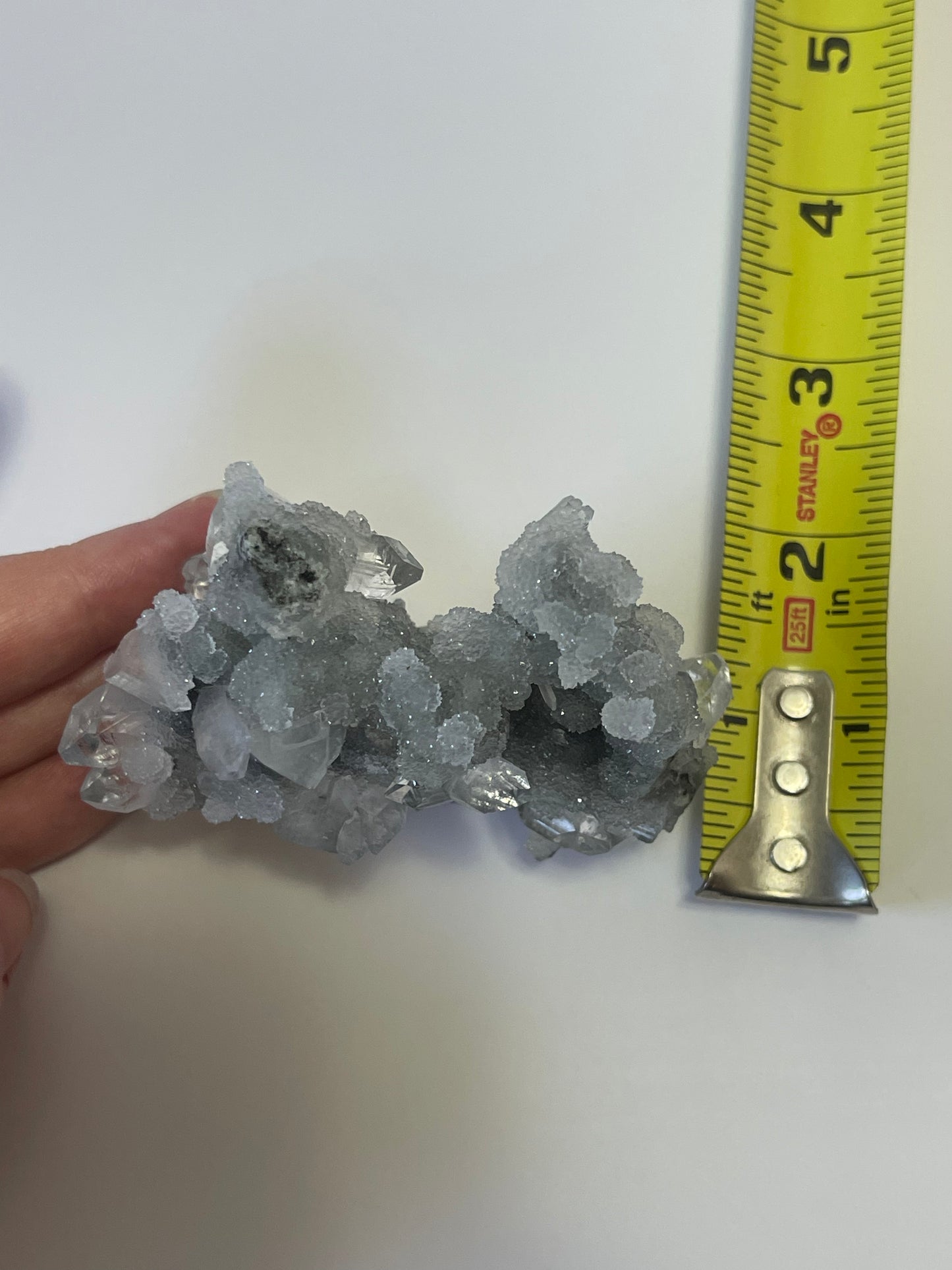 Chalcedony with Apophyllite Specimen Druzy Chalcedony Apophyllite Crystal Cluster Zeolite Specimen Druzy Crystal Rare Crystal Home Decor