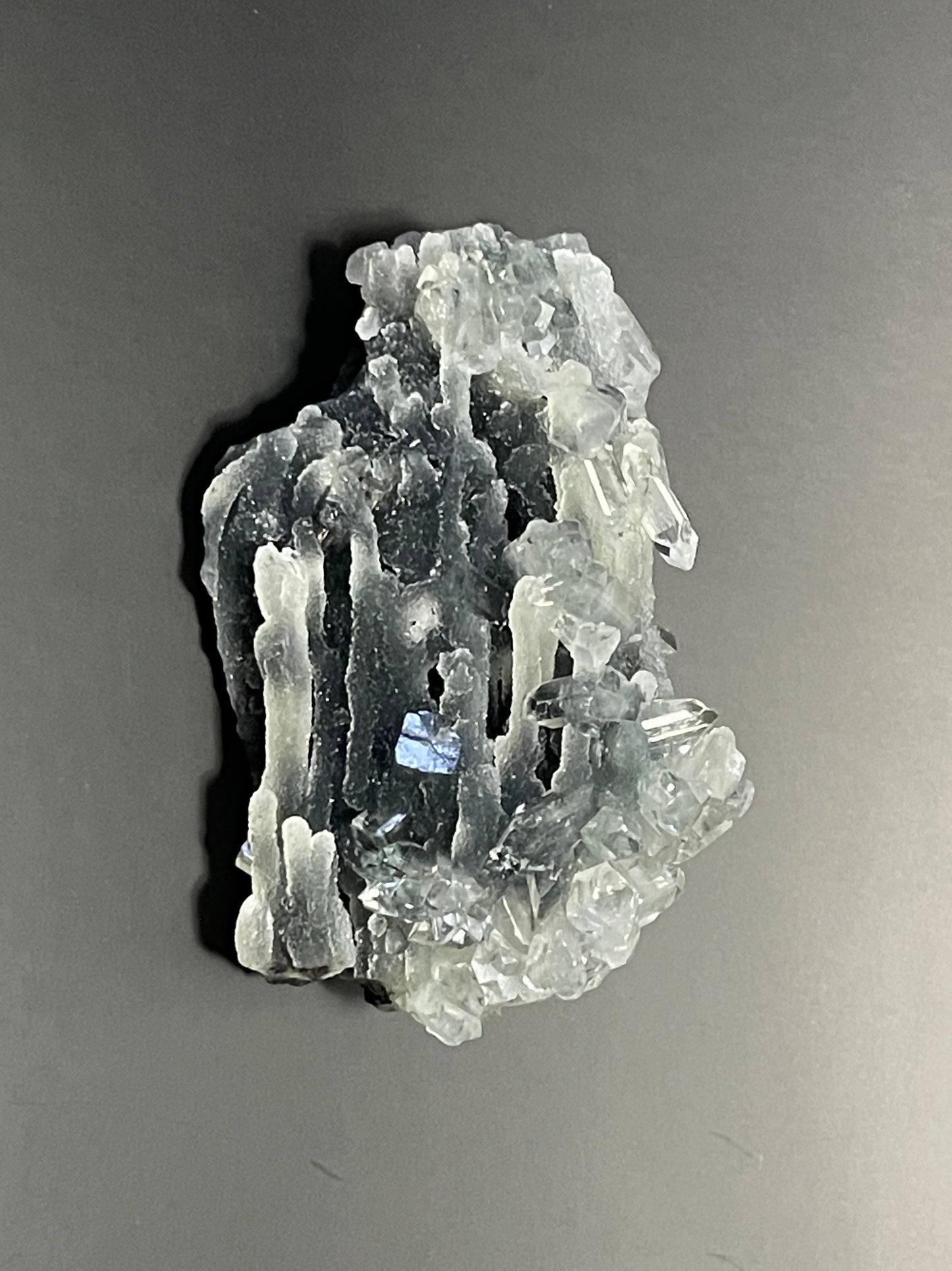 Green Chalcedony Apophyllite Specimen Druzy chalcedony crystal with Diamond Apophyllite Crystal Cluster Zeolite Crystal Home Decor Gift