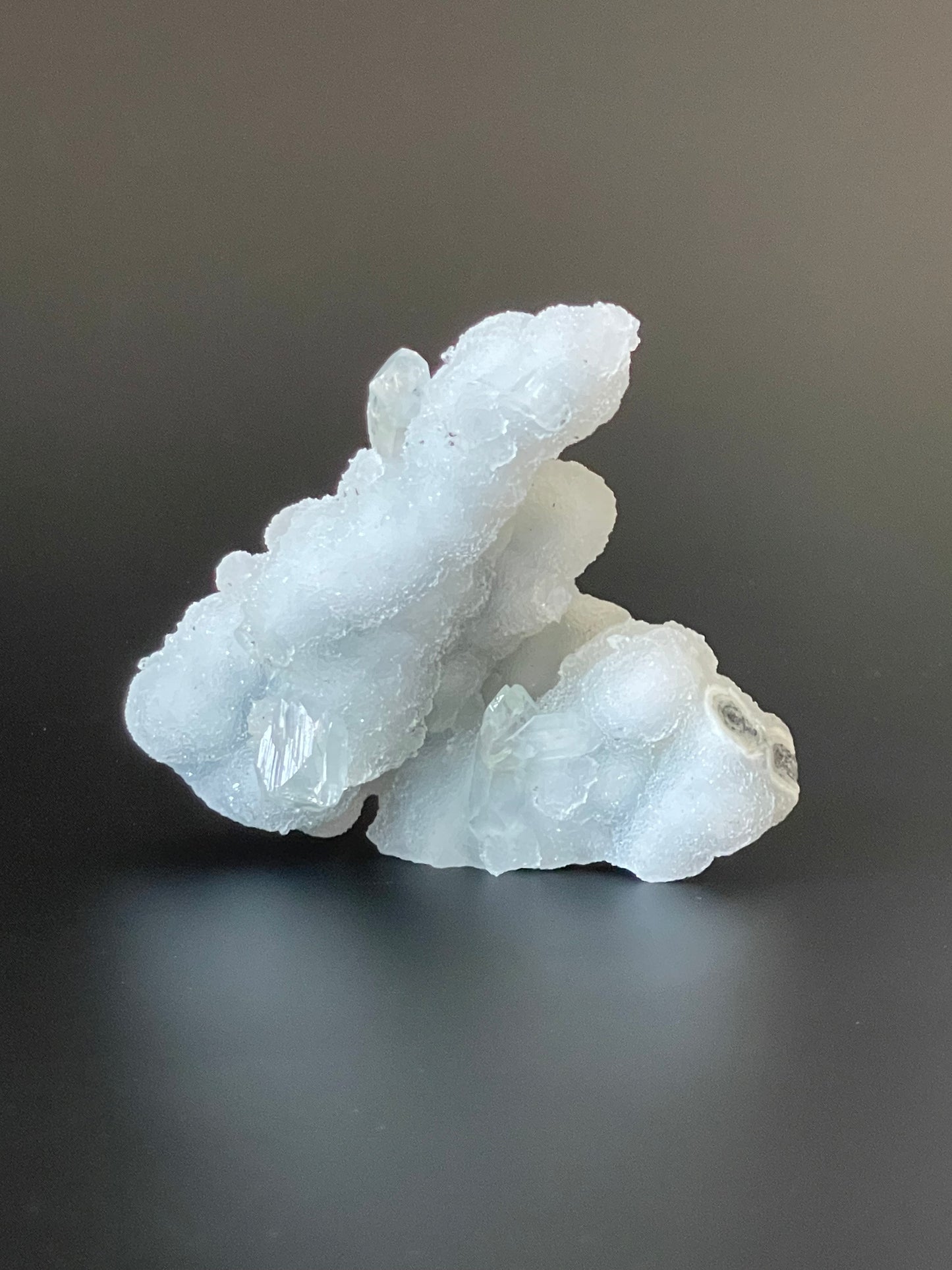 Green Chalcedony Stalactite with Diamond Apophyllite Raw Crystal Cluster Zeolite Specimen Crystal Home Decor Gift Meditation Crystal