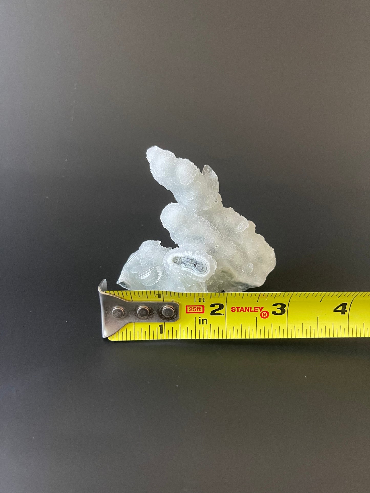 Green Chalcedony Stalactite with Diamond Apophyllite Raw Crystal Cluster Zeolite Specimen Crystal Home Decor Gift Meditation Crystal