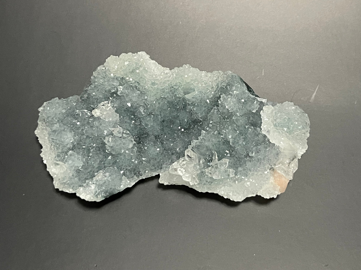 Blue Chalcedony with Diamond Apophyllites and Stilbite Druzy Crystal Specimen Rare Crystal Cluster Raw Crystal Home Decor Gift for her