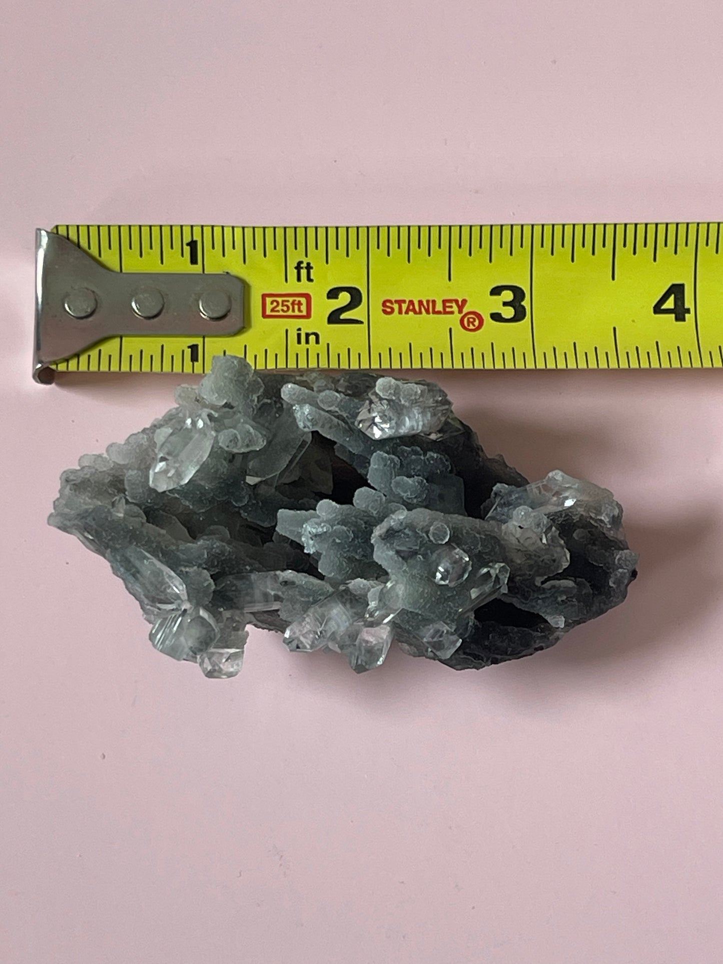 Green Chalcedony Apophyllite Specimen Druzy chalcedony crystal with Diamond Apophyllite Crystal Cluster Zeolite Crystal Home Decor Gift