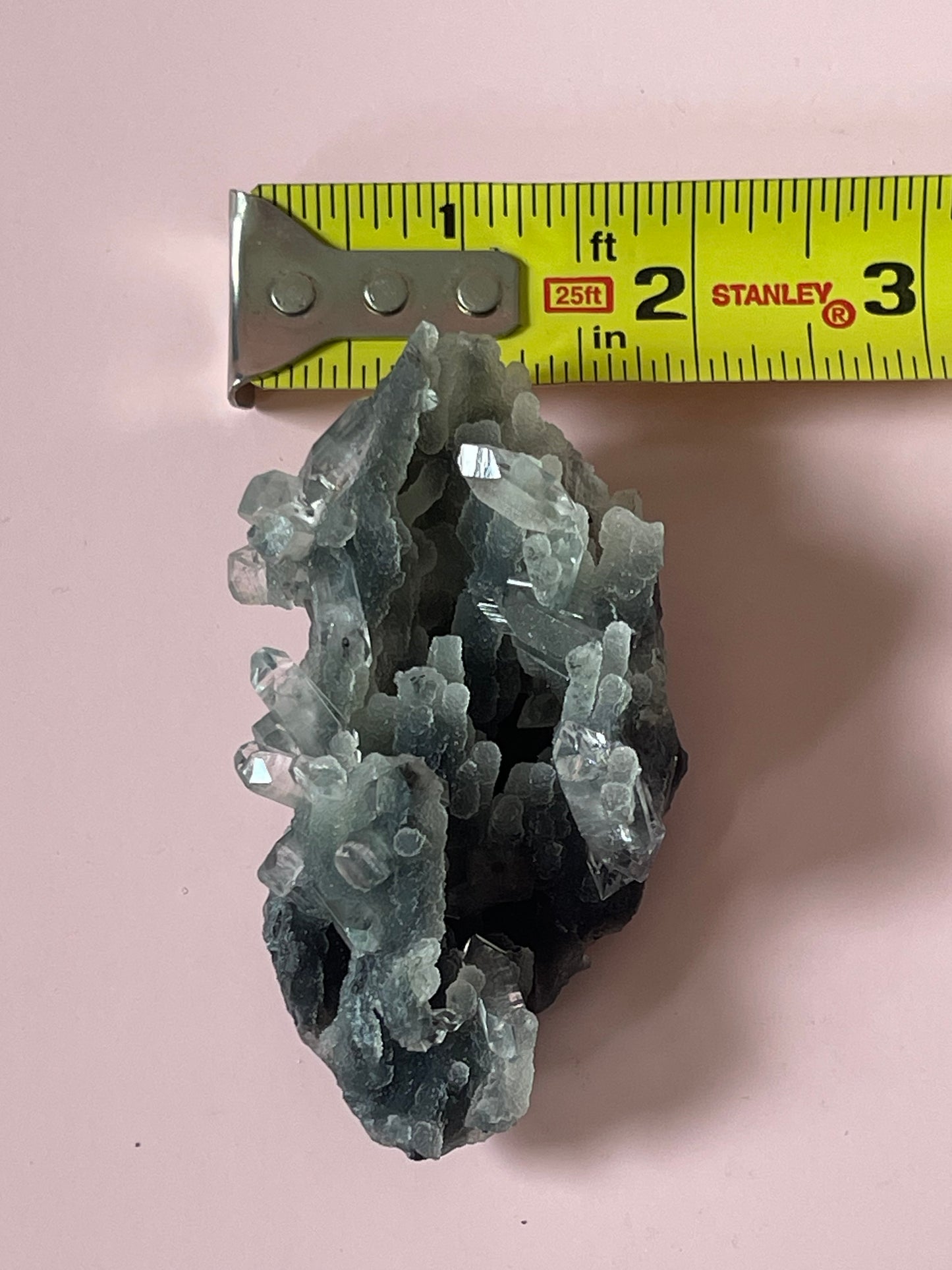 Green Chalcedony Apophyllite Specimen Druzy chalcedony crystal with Diamond Apophyllite Crystal Cluster Zeolite Crystal Home Decor Gift