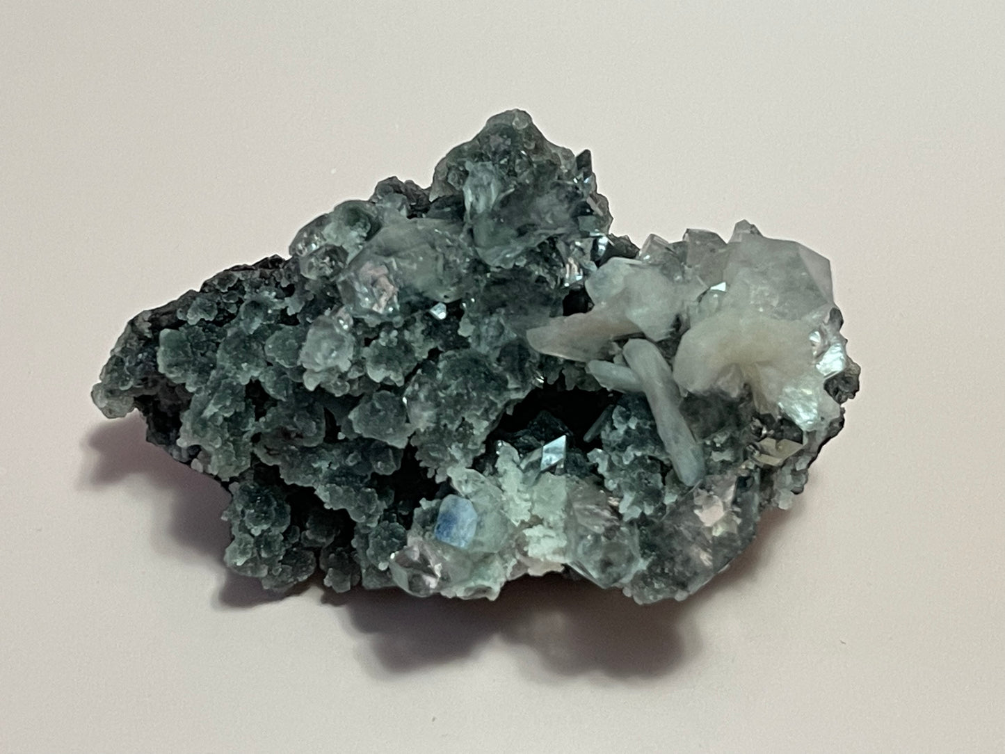 Black Chalcedony with Apophyllite, Stilbite and Heulandite Druzy Chalcedony Crystal Zeolite Specimen Crystal Home Decor Meditation Crystal