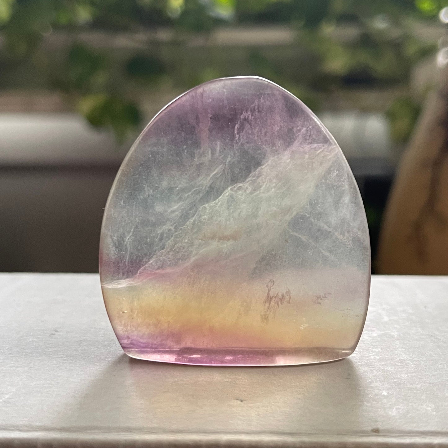 Fluorite cut base free form