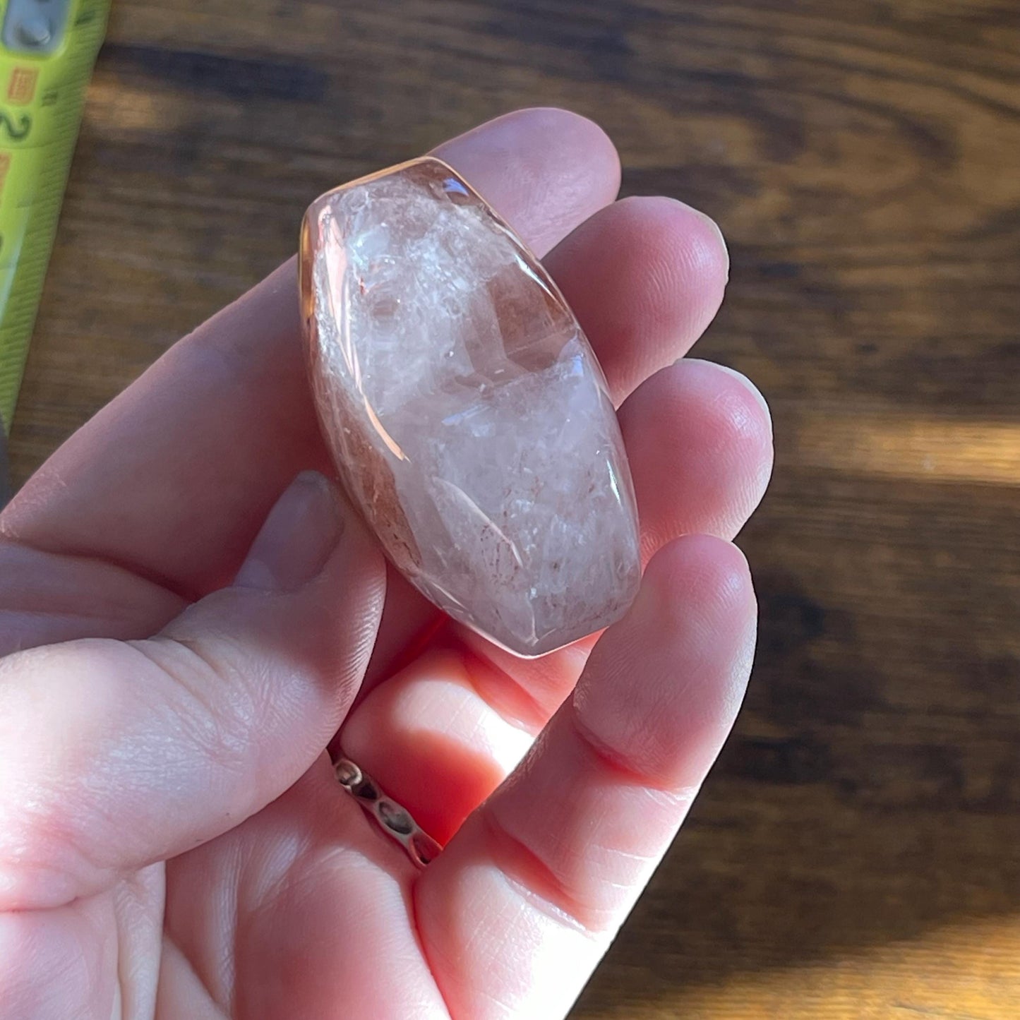 Sweet little Hematoid Heart Crystal Energy healing crystal heart