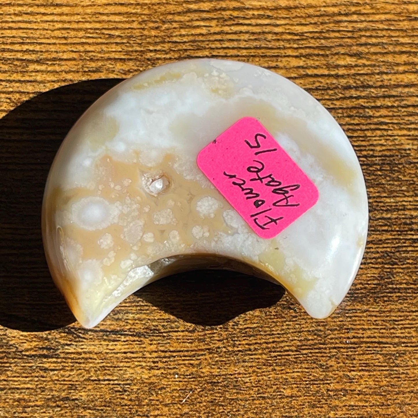 Flower Agate Moon Crystal