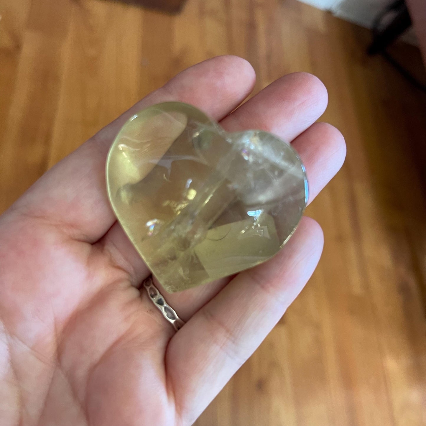 Citrine Heart Crystal healing crystal heart