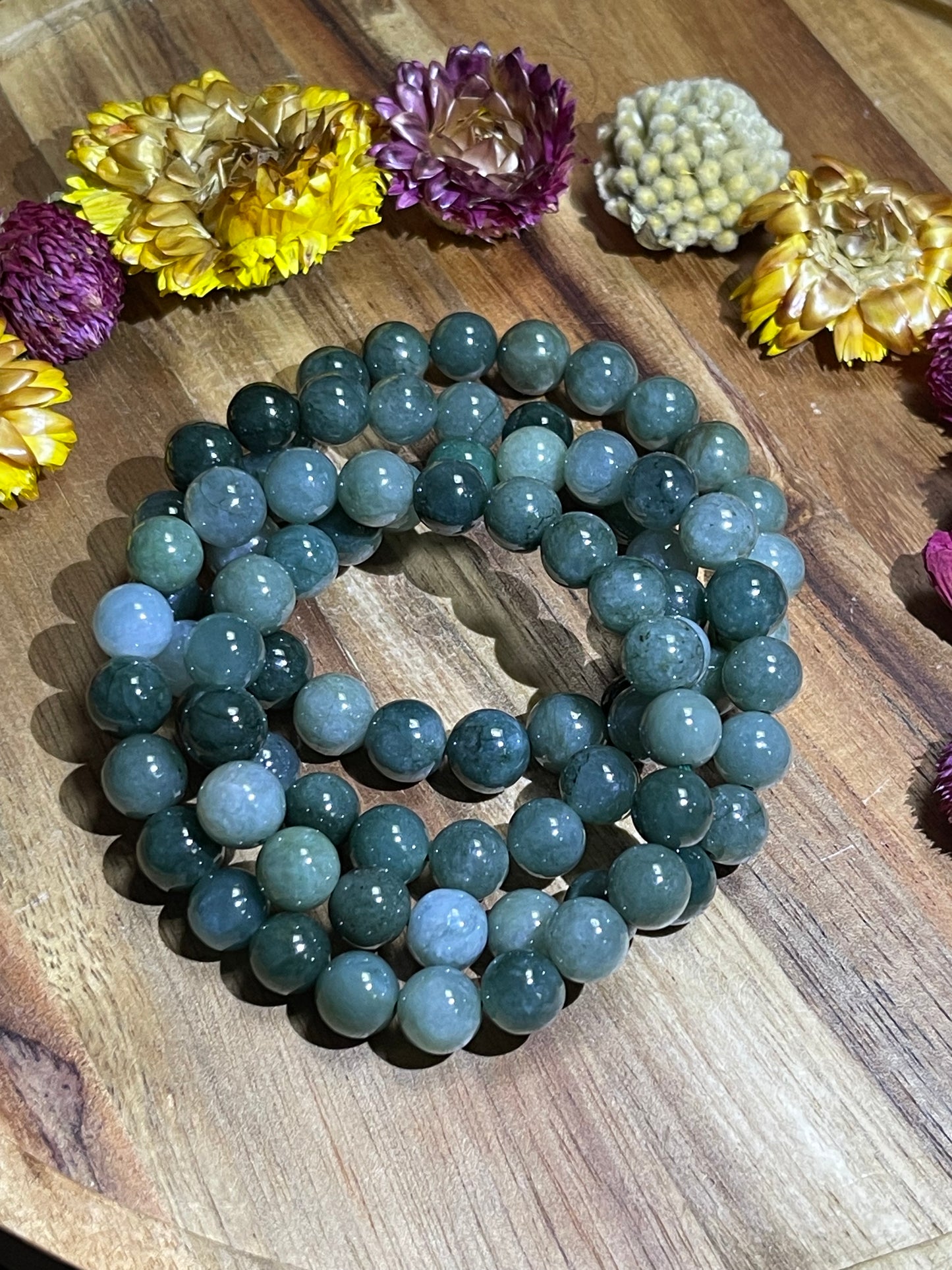 Burma Jade Bracelet | 9mm Jade Bracelet | High Quality Burmese Jade