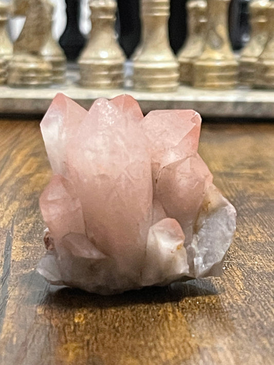 Hematite Quartz Cluster Pink Quartz Elestial Quartz Crystal Hematoid Cluster Red Hematite Quartz Specimen Crystal Home Decor Gift