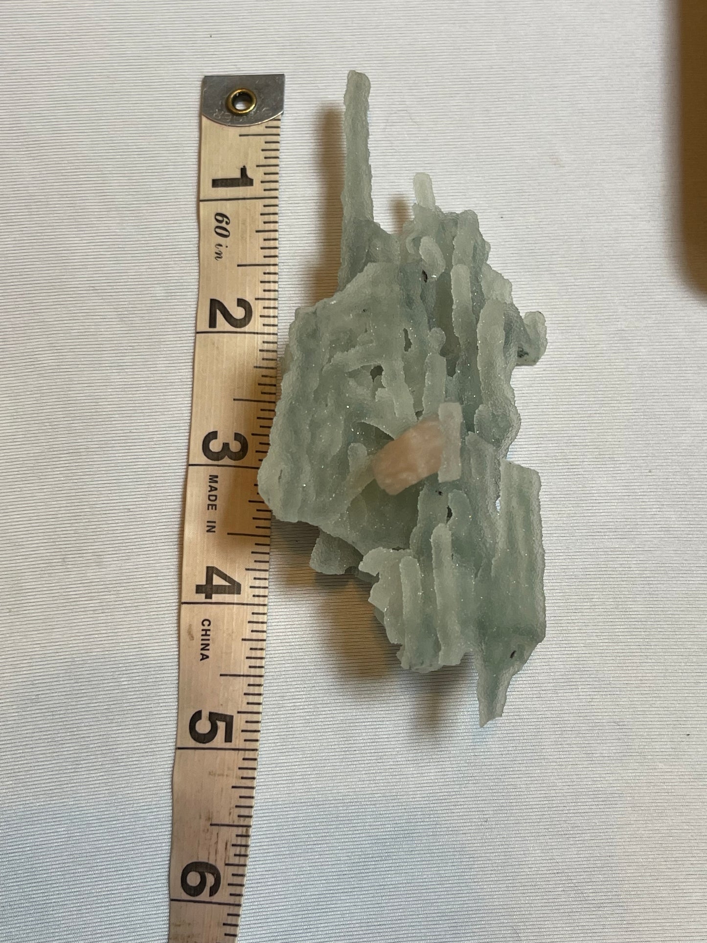 Green Chalcedony Crystal Stalactites Green Chalcedony Stilbite Sugar Druzy Chalcedony Rare Crystal Specimen Sparkly Crystal Home Decor Gift