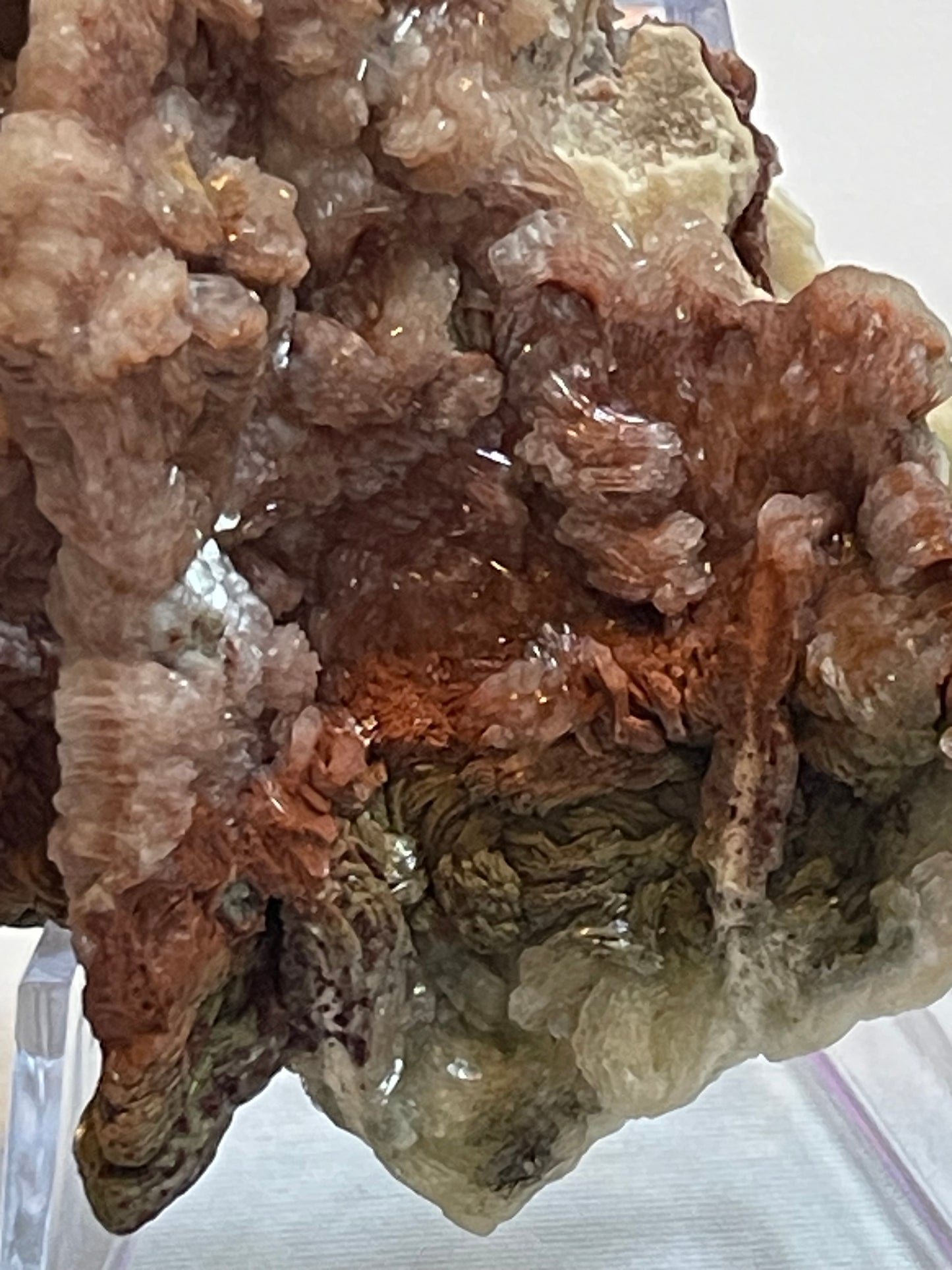 Red Stilbite Specimen Stilbite Crystal Zeolite Specimen Rare Crystal Stilbite Flower Specimen Raw Crystal Home Decor Gift Housewarming