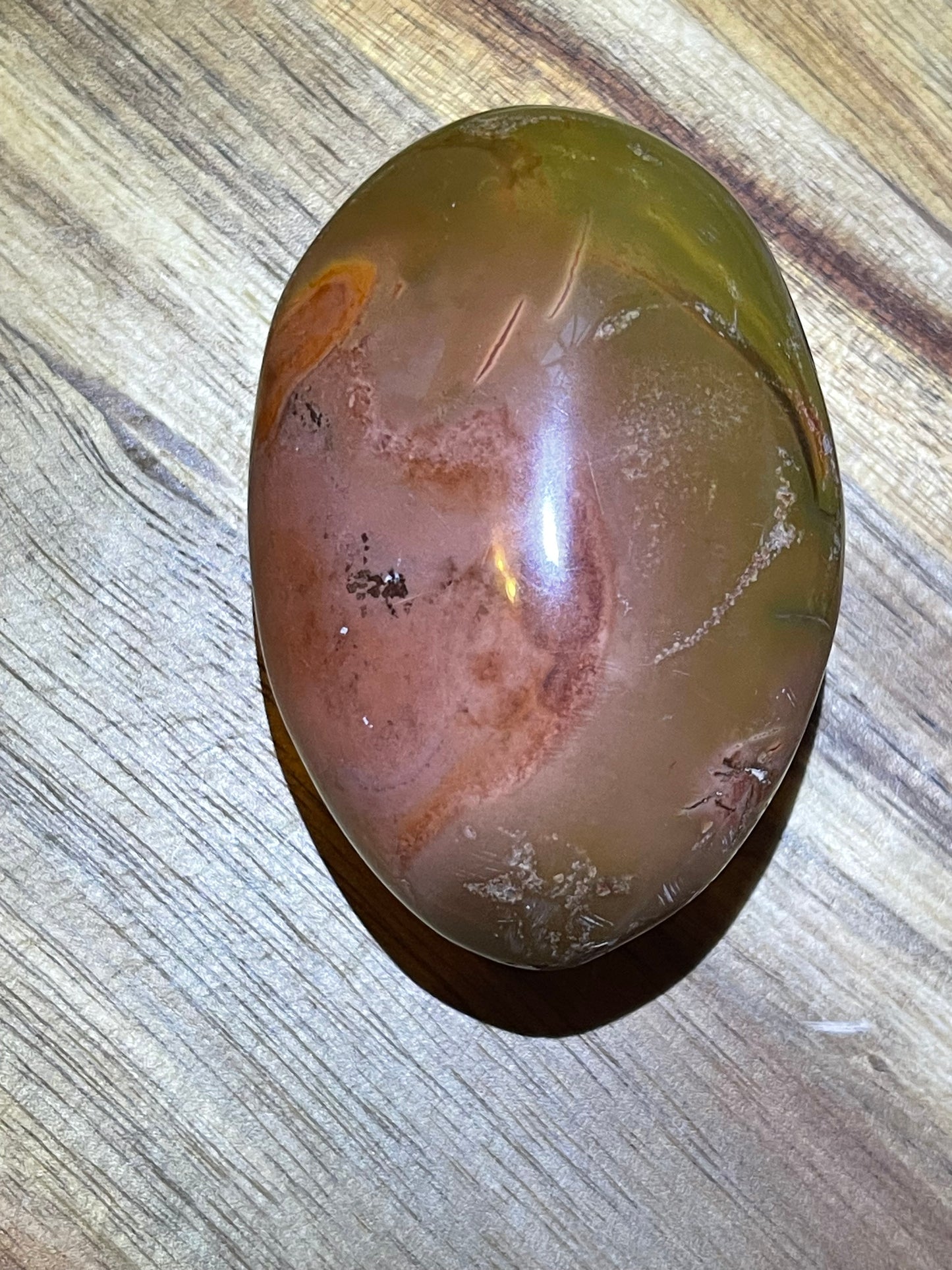 Polychrome Jasper Palmstone | Jasper Palm Stone | Healing Energy Crystal