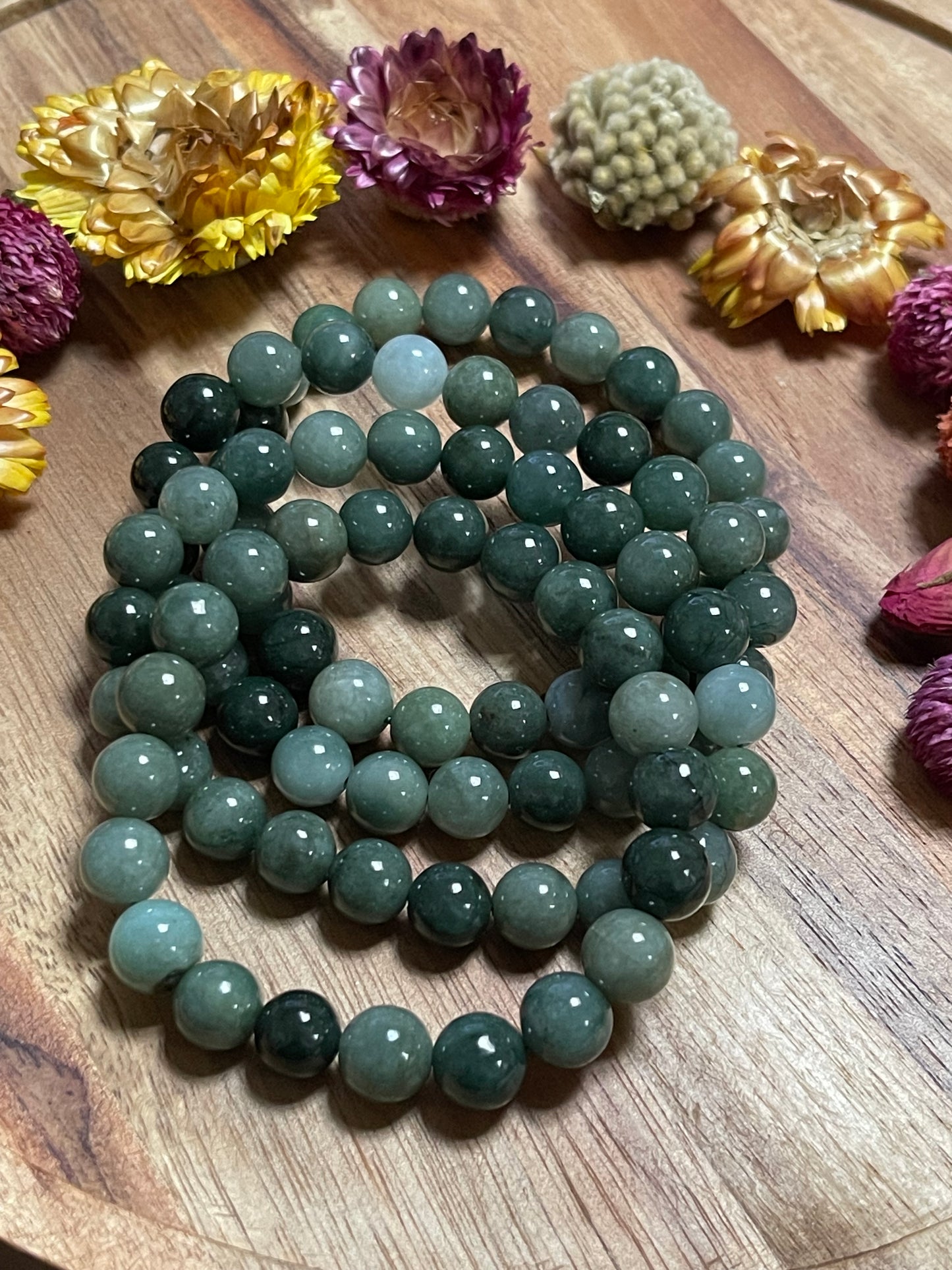 Burma Jade Bracelet | 9mm Jade Bracelet | High Quality Burmese Jade