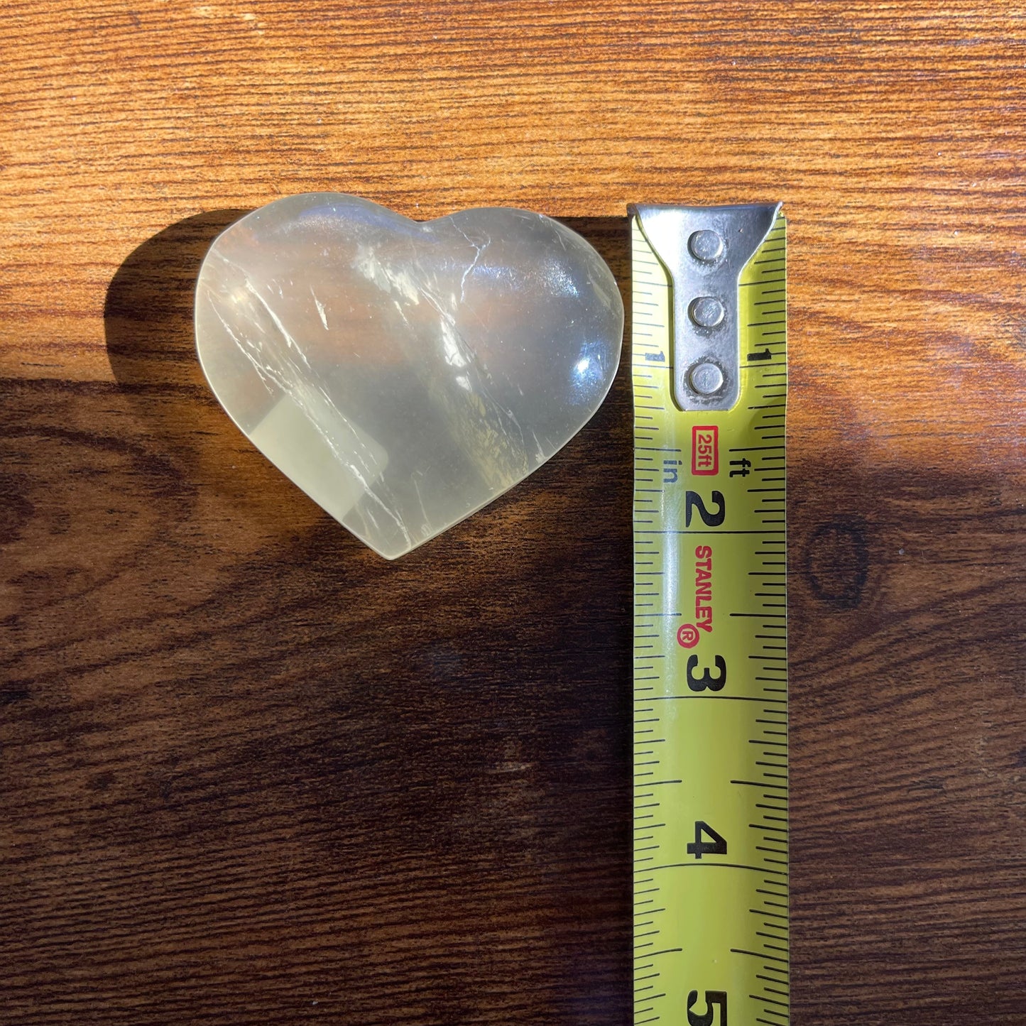 Lemon Quartz Heart Healing Crystal heart stone