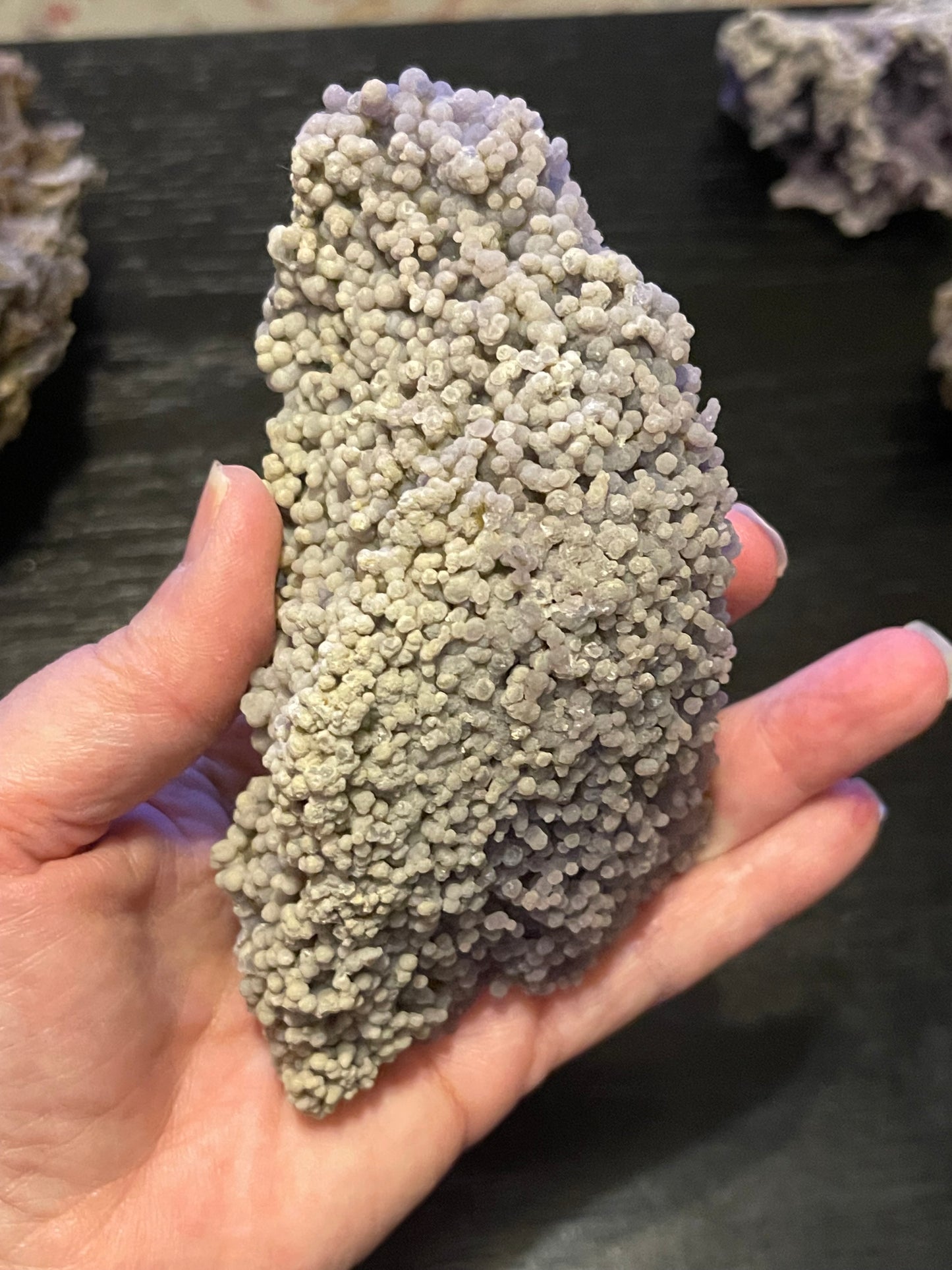 Grape Agate Botryoidal Raw Freeform Specimen healing energy crystal