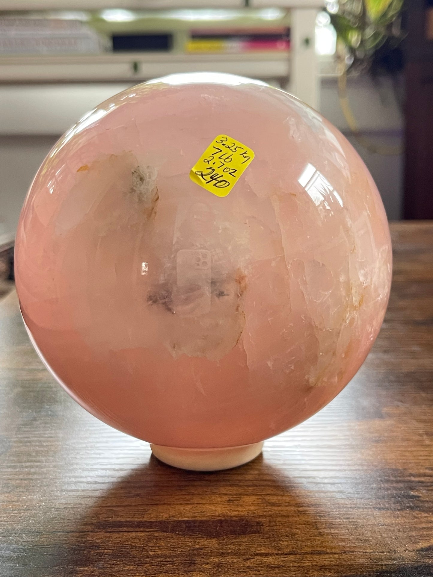 XL Rose Quartz Sphere