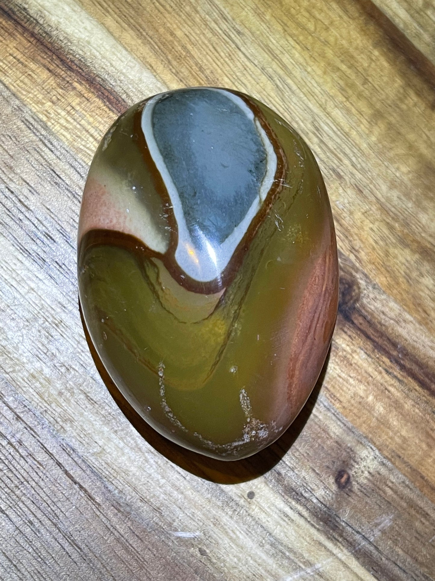 Polychrome Jasper Palmstone | Jasper Palm Stone | Healing Energy Crystal