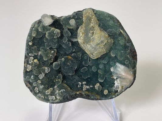 Green Chalcedony with Heulandite and Apophyllite Raw Chalcedony Druzy Cluster Heulandite specimen Crystal Home Decor Rare Crystal Gift