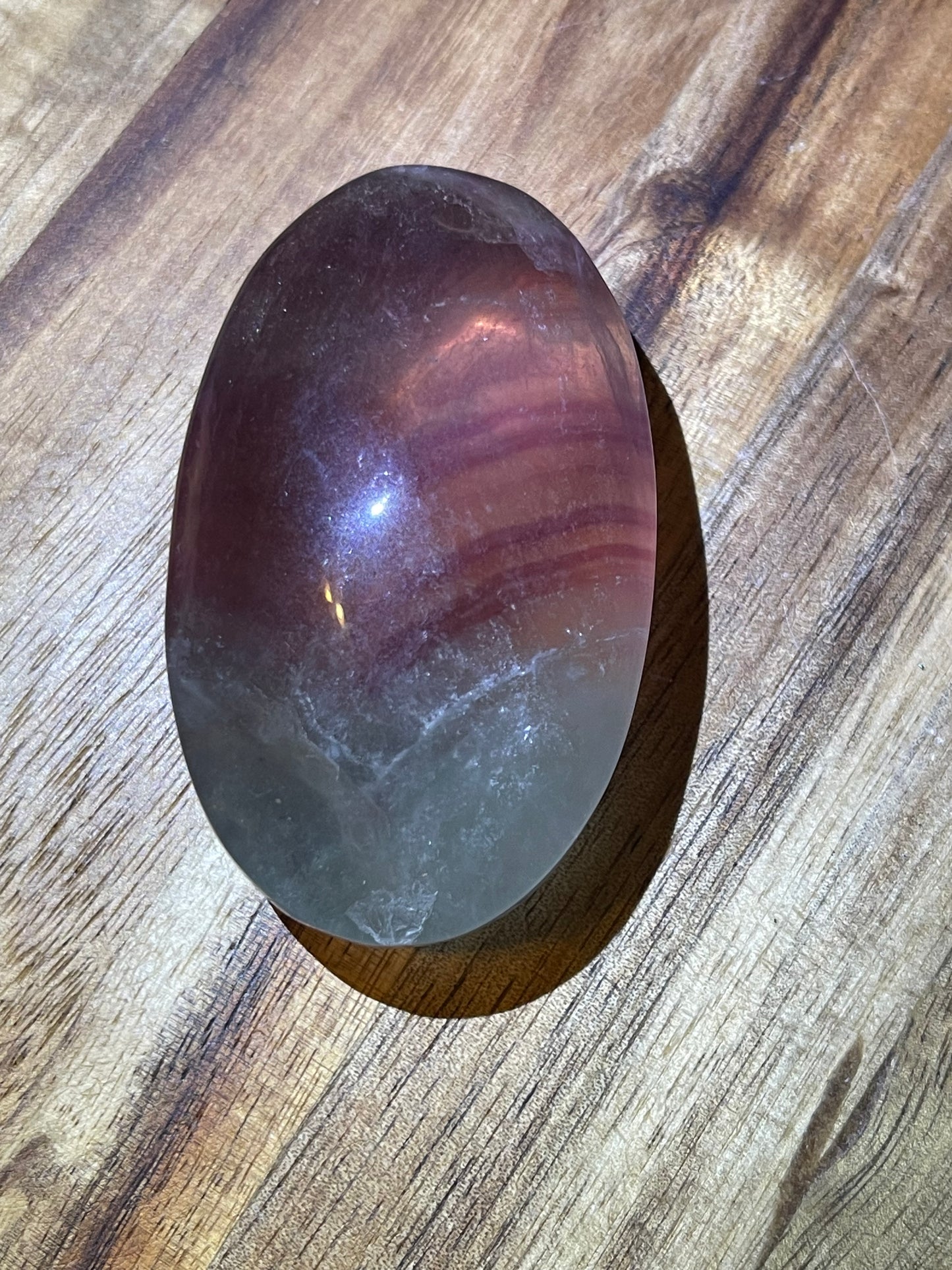Fluorite Palmstone Candy Fluorite Crystal Rainbow Fluorite Reiki Crystal Palm stone