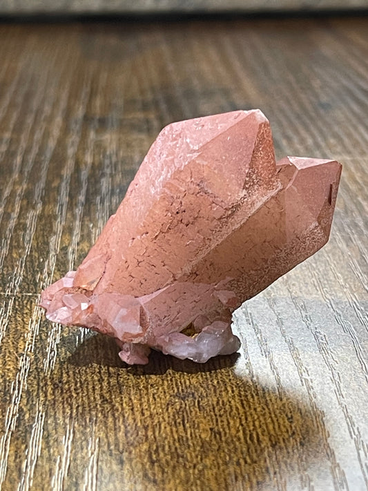 Hematite Quartz Cluster Pink Quartz Elestial Quartz Crystal Hematoid Cluster Red Hematite Quartz Specimen Crystal Home Decor Gift