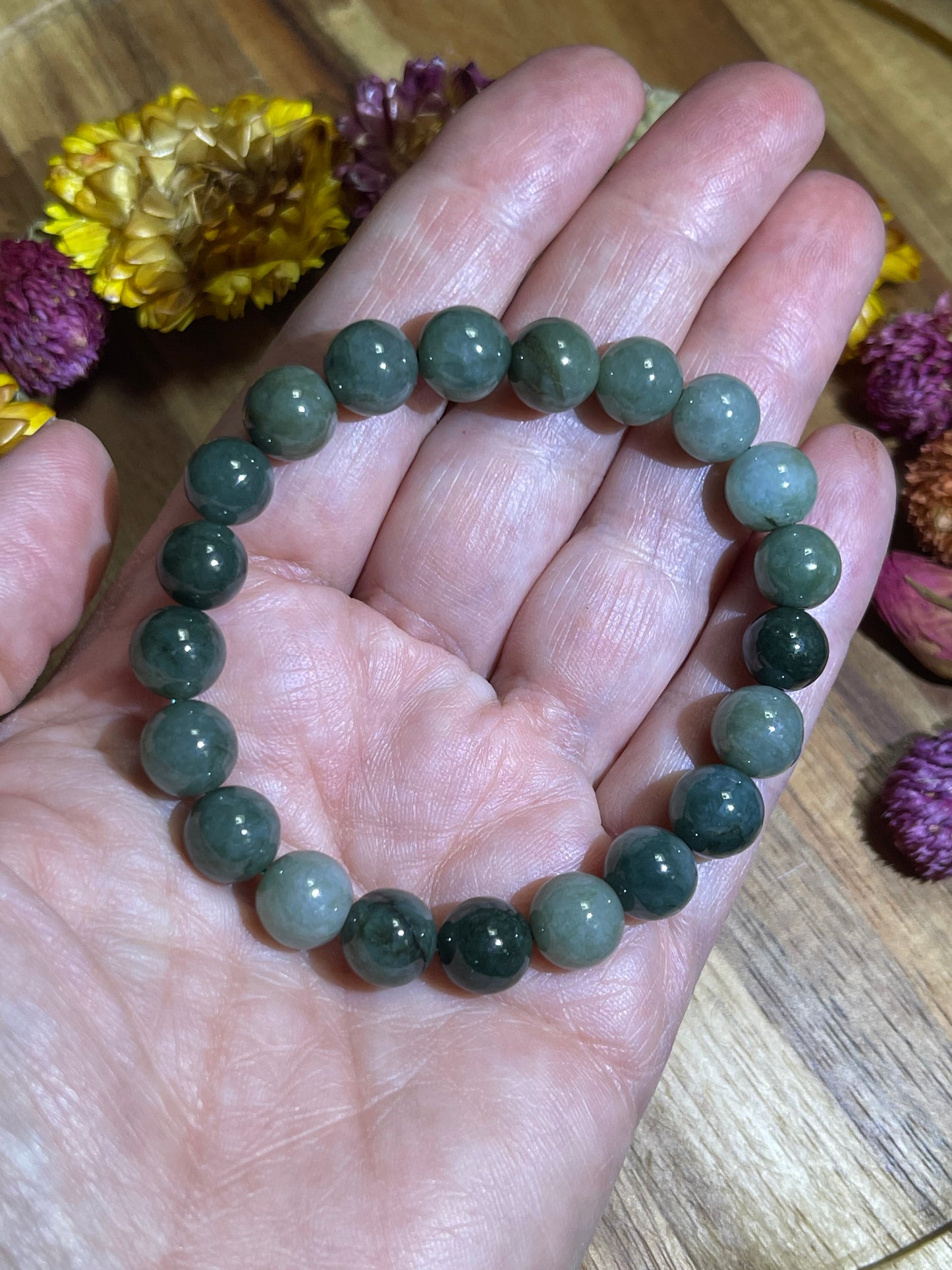 Burma Jade Bracelet | 9mm Jade Bracelet | High Quality Burmese Jade