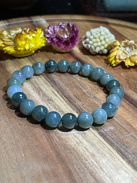Burma Jade Bracelet | 9mm Jade Bracelet | High Quality Burmese Jade