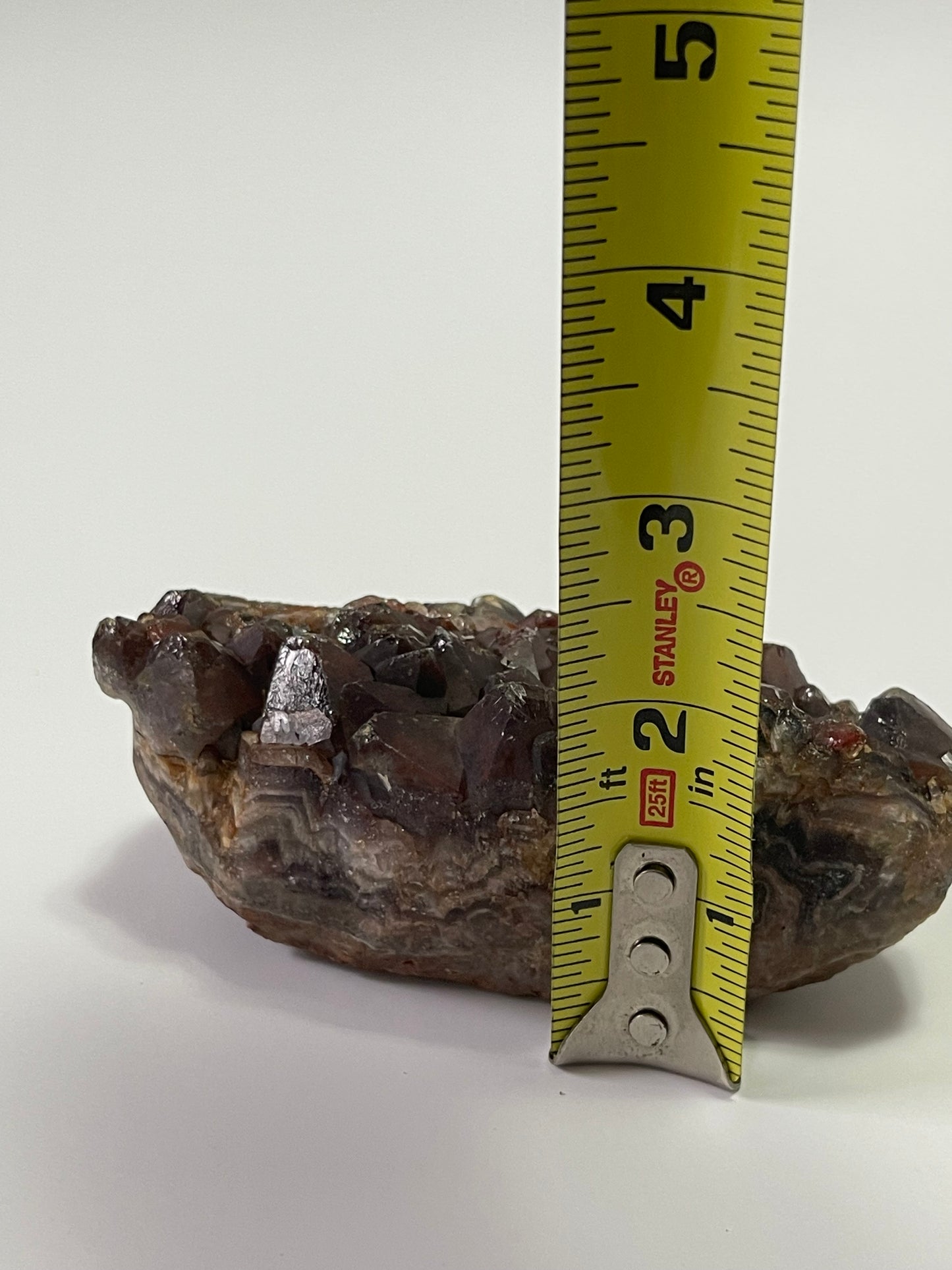 Red Amethyst Red Capped Amethyst with Hematite Alien Amethyst Cluster Amthyst Crystal Cluster Rare Amethyst Crystal Home Decor Gift for her